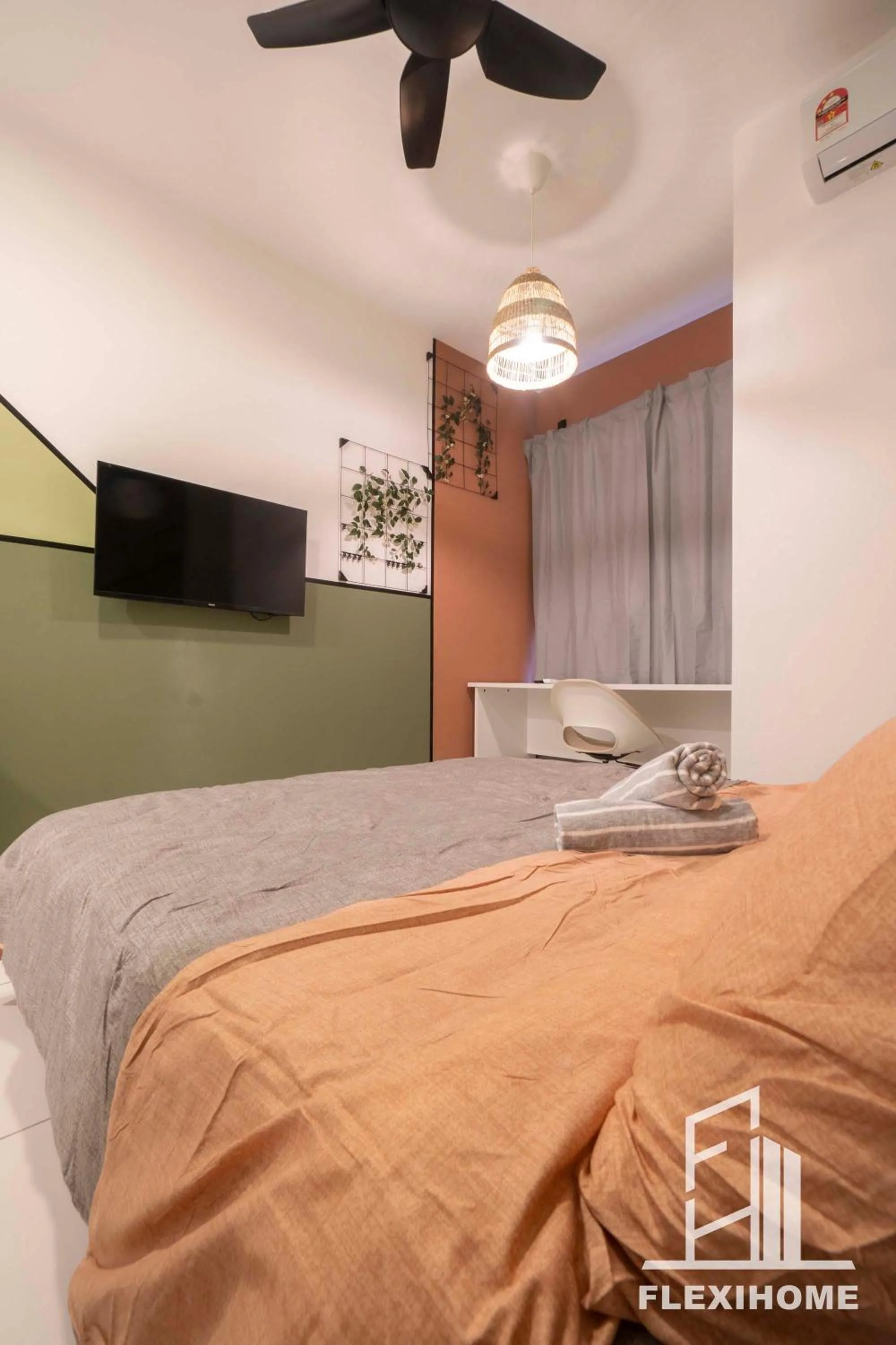 Bed in KLIA, KLIA2, Horizon Suites Sepang, Designed Studio, by Flexihome-MY