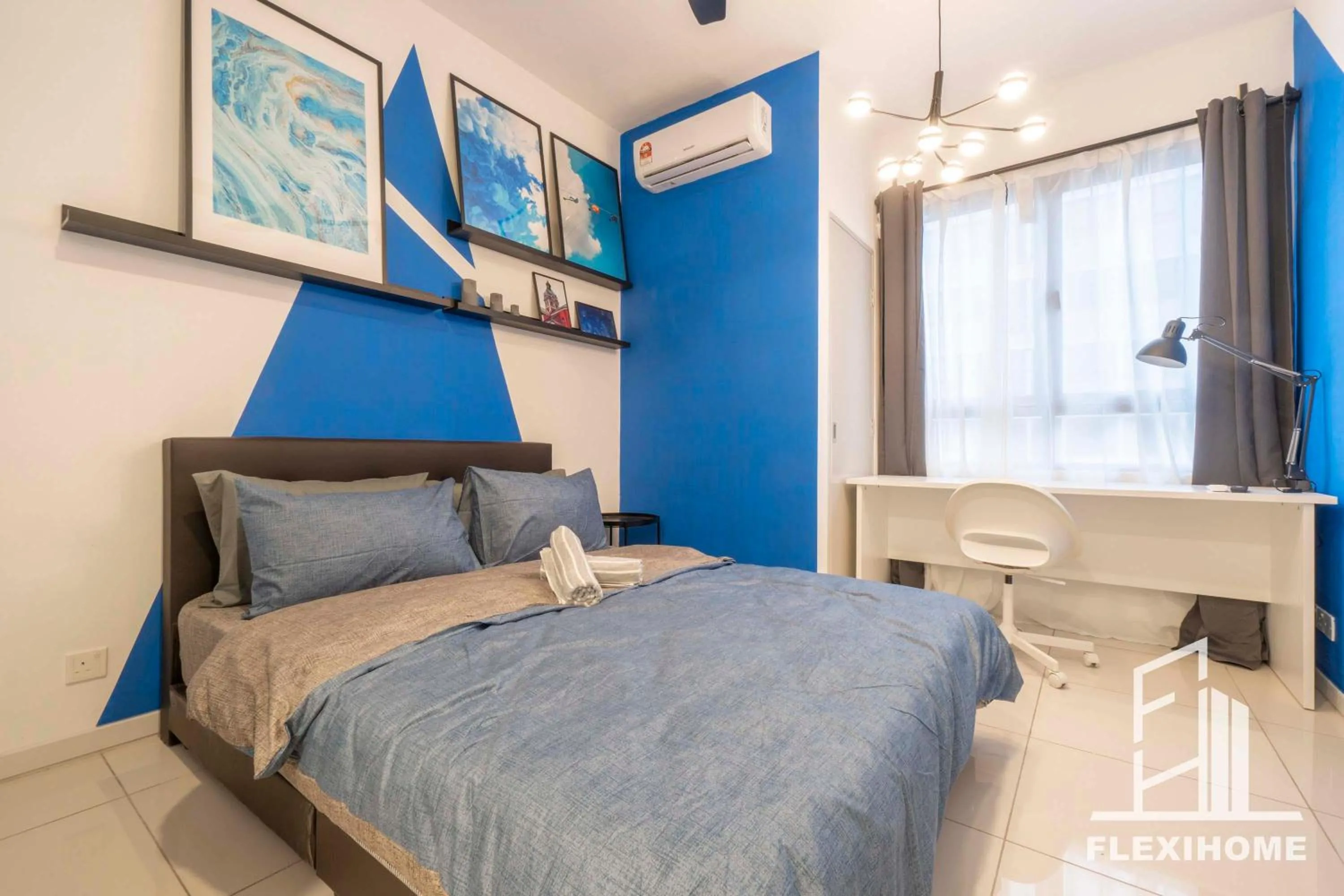 Bed in KLIA, KLIA2, Horizon Suites Sepang, Designed Studio, by Flexihome-MY