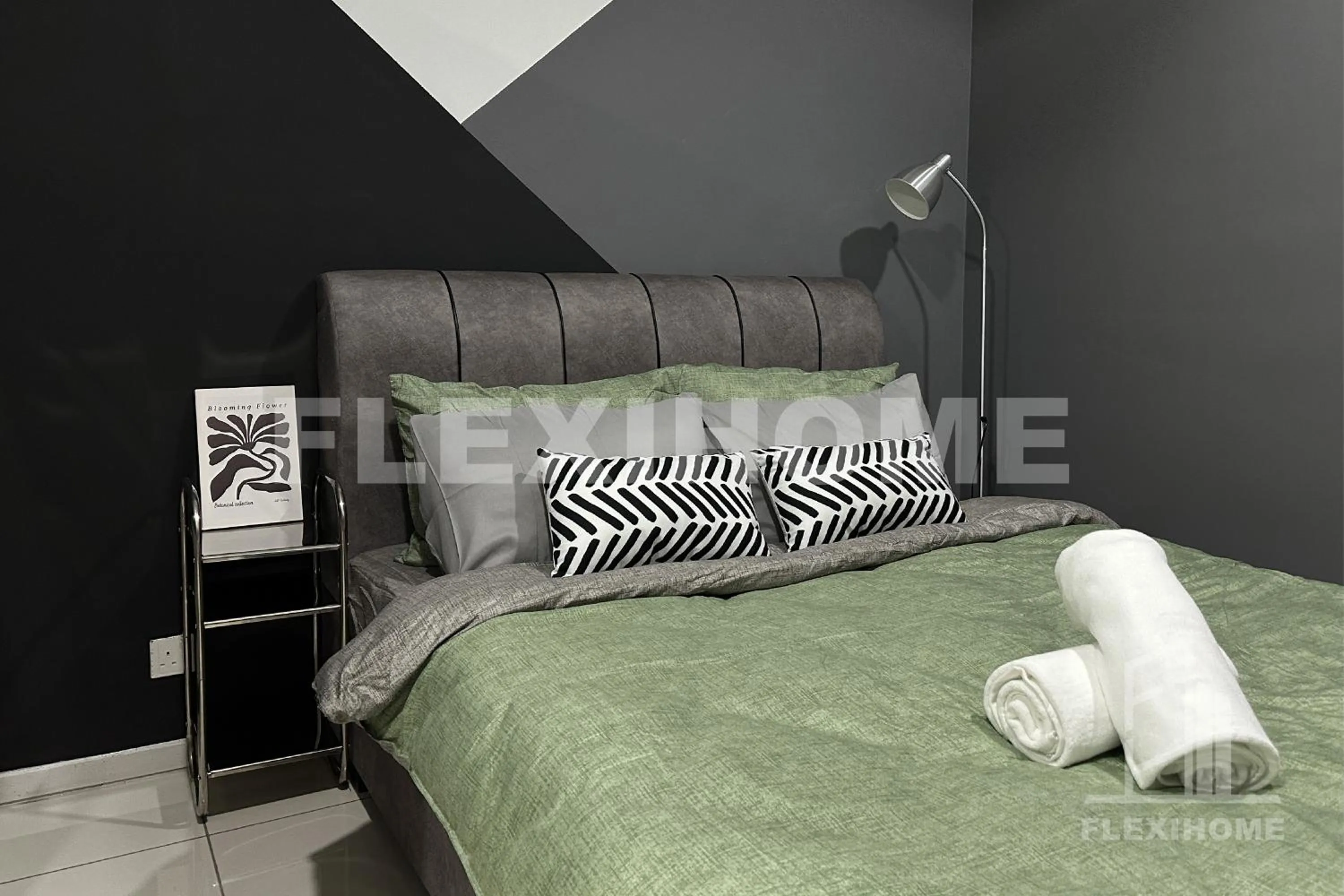 Bed in KLIA, KLIA2, Horizon Suites Sepang, Designed Studio, by Flexihome-MY