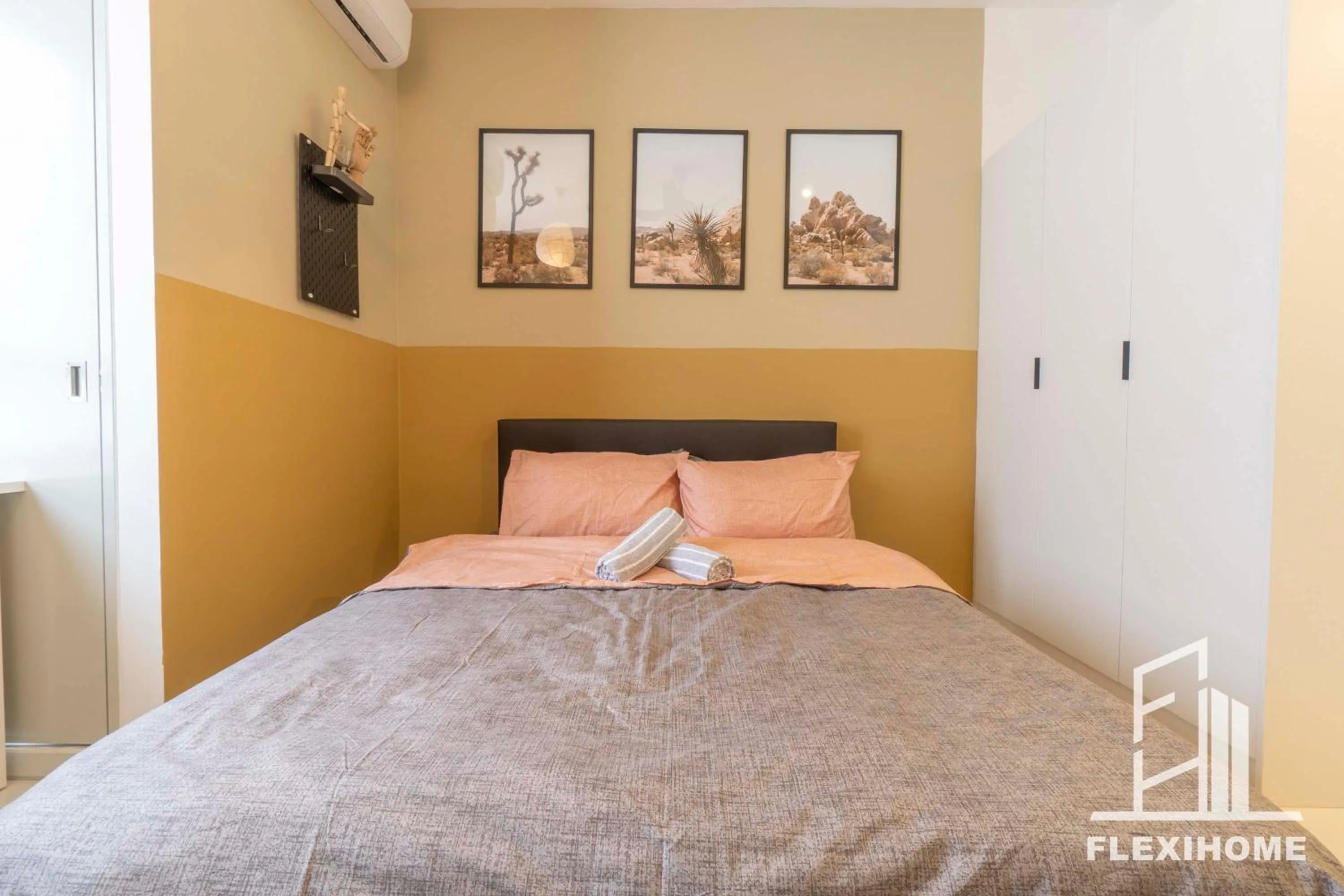 Bed in KLIA, KLIA2, Horizon Suites Sepang, Designed Studio, by Flexihome-MY