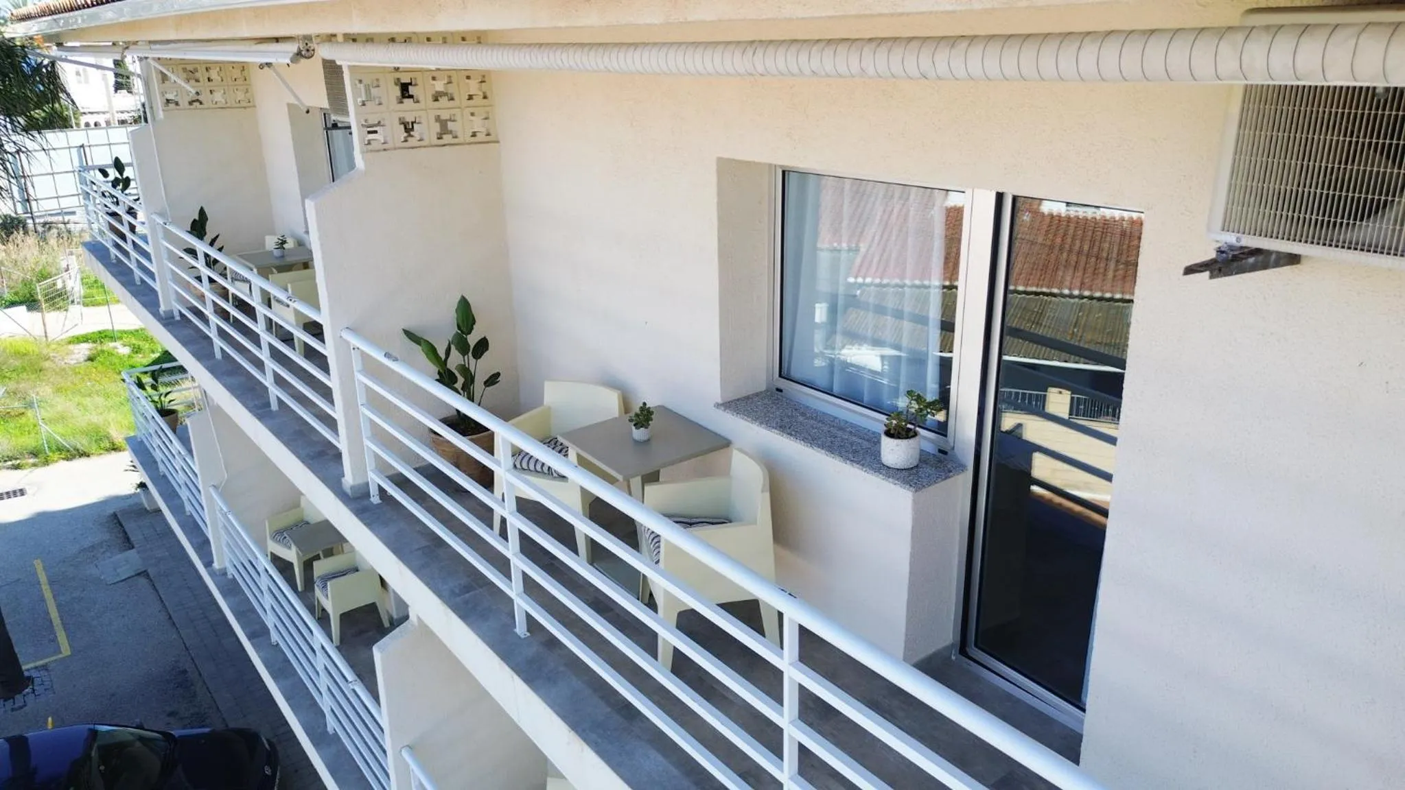Balcony/Terrace in Hotel Boutique Villamor - Only Adults