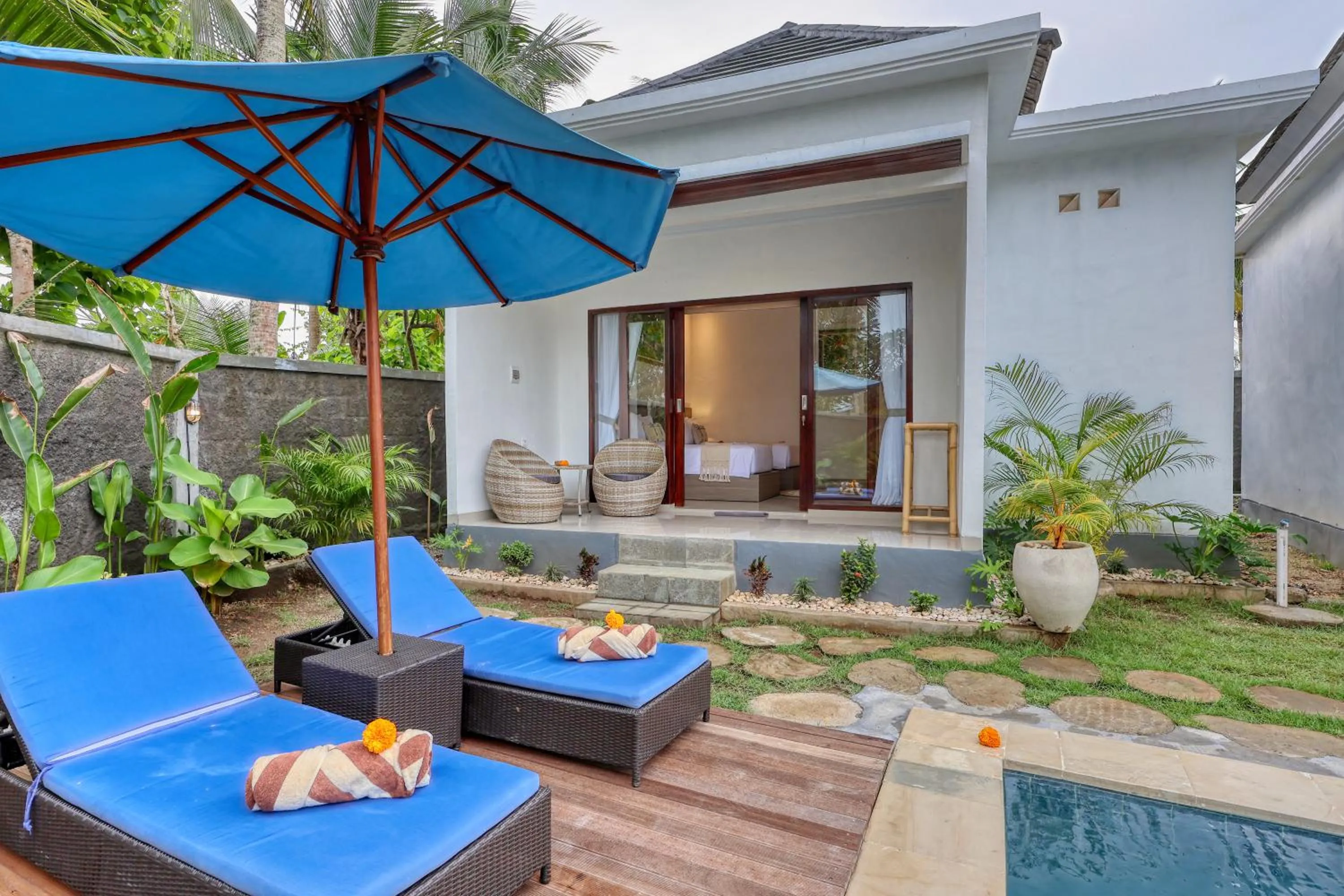 Balcony/Terrace in Kelingking Tatakan Villa