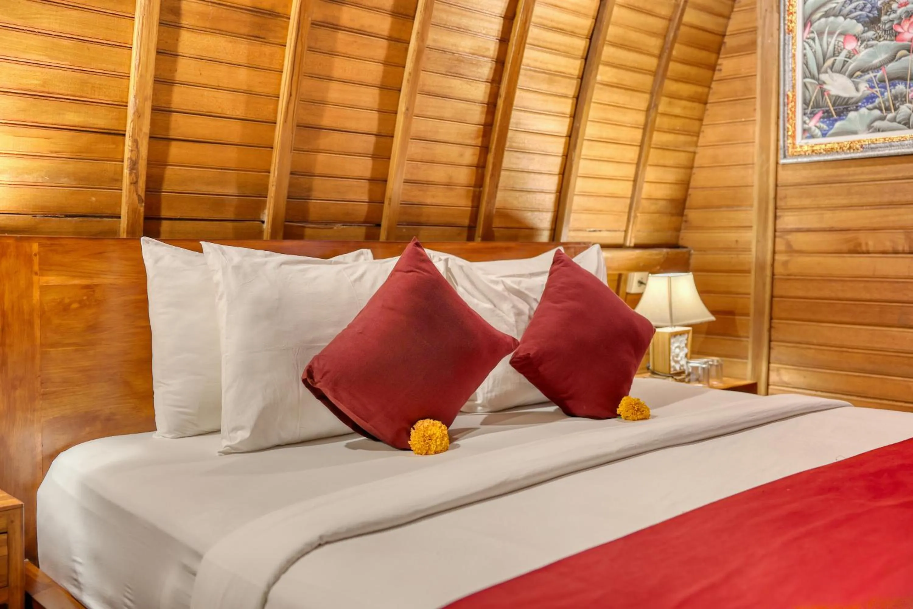 Bed in Kelingking Tatakan Villa