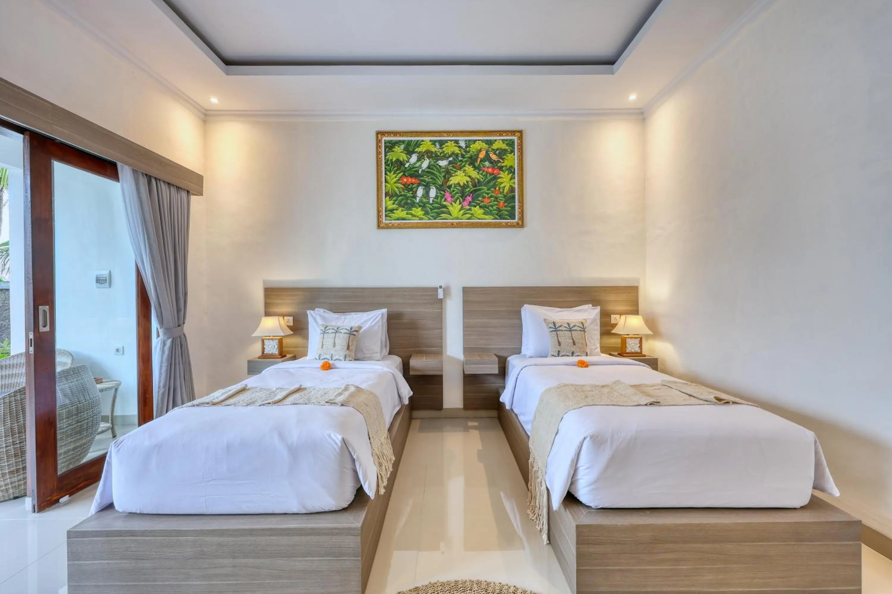 Bed in Kelingking Tatakan Villa