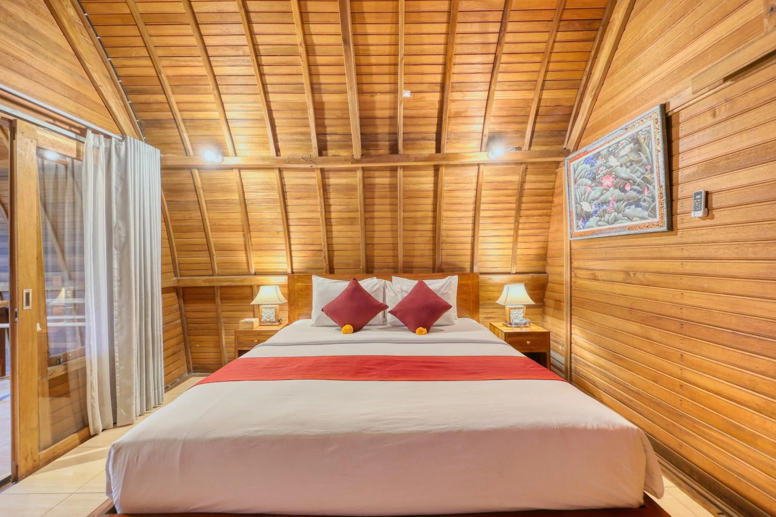 Bedroom, Bed in Kelingking Tatakan Villa