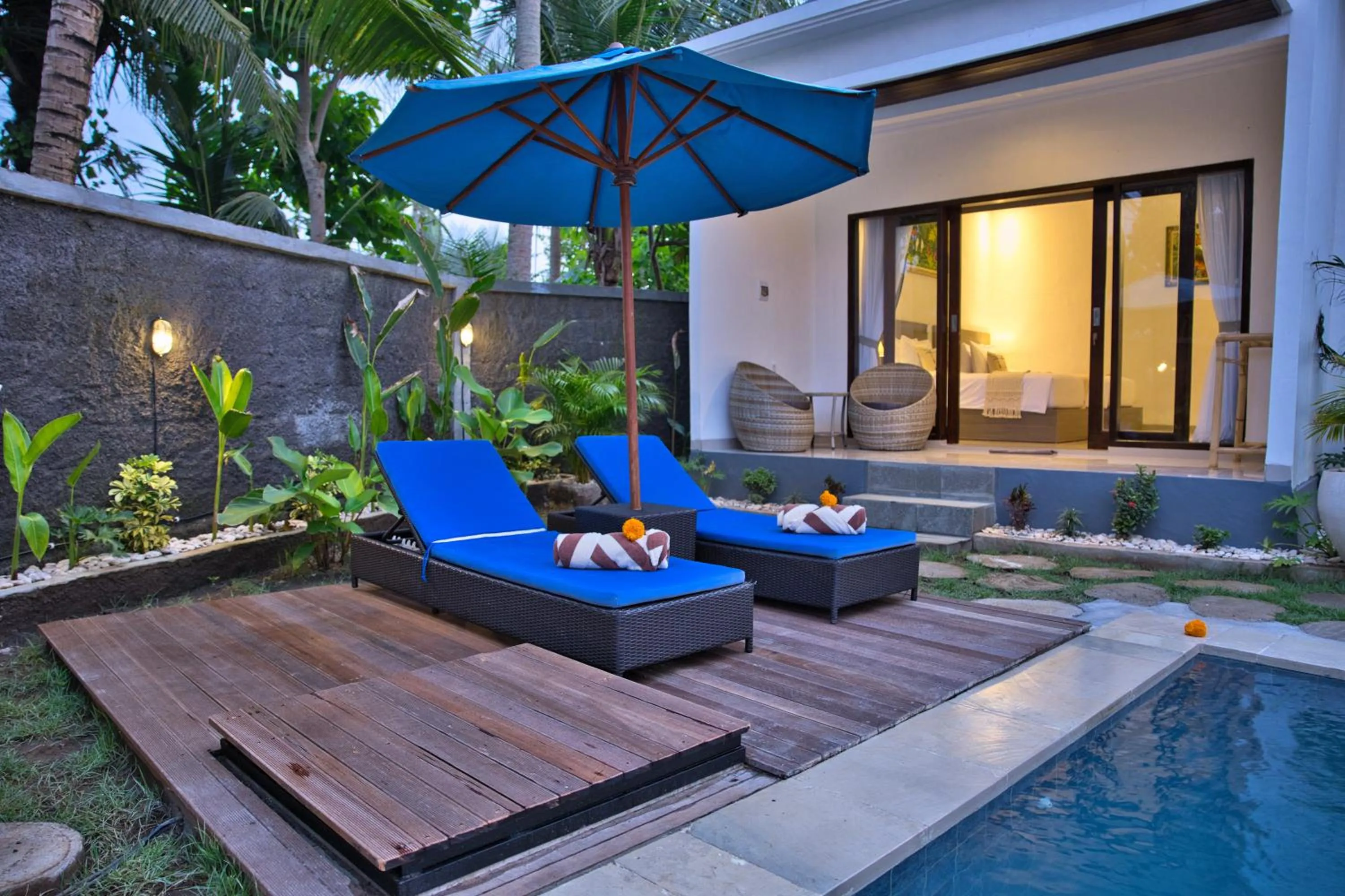 Balcony/Terrace in Kelingking Tatakan Villa