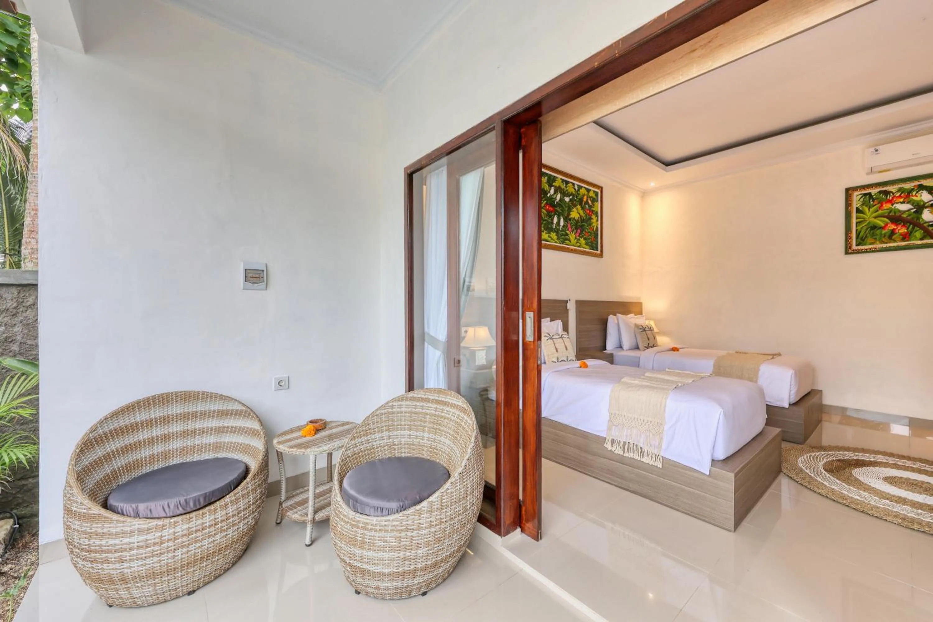 Balcony/Terrace, Bed in Kelingking Tatakan Villa