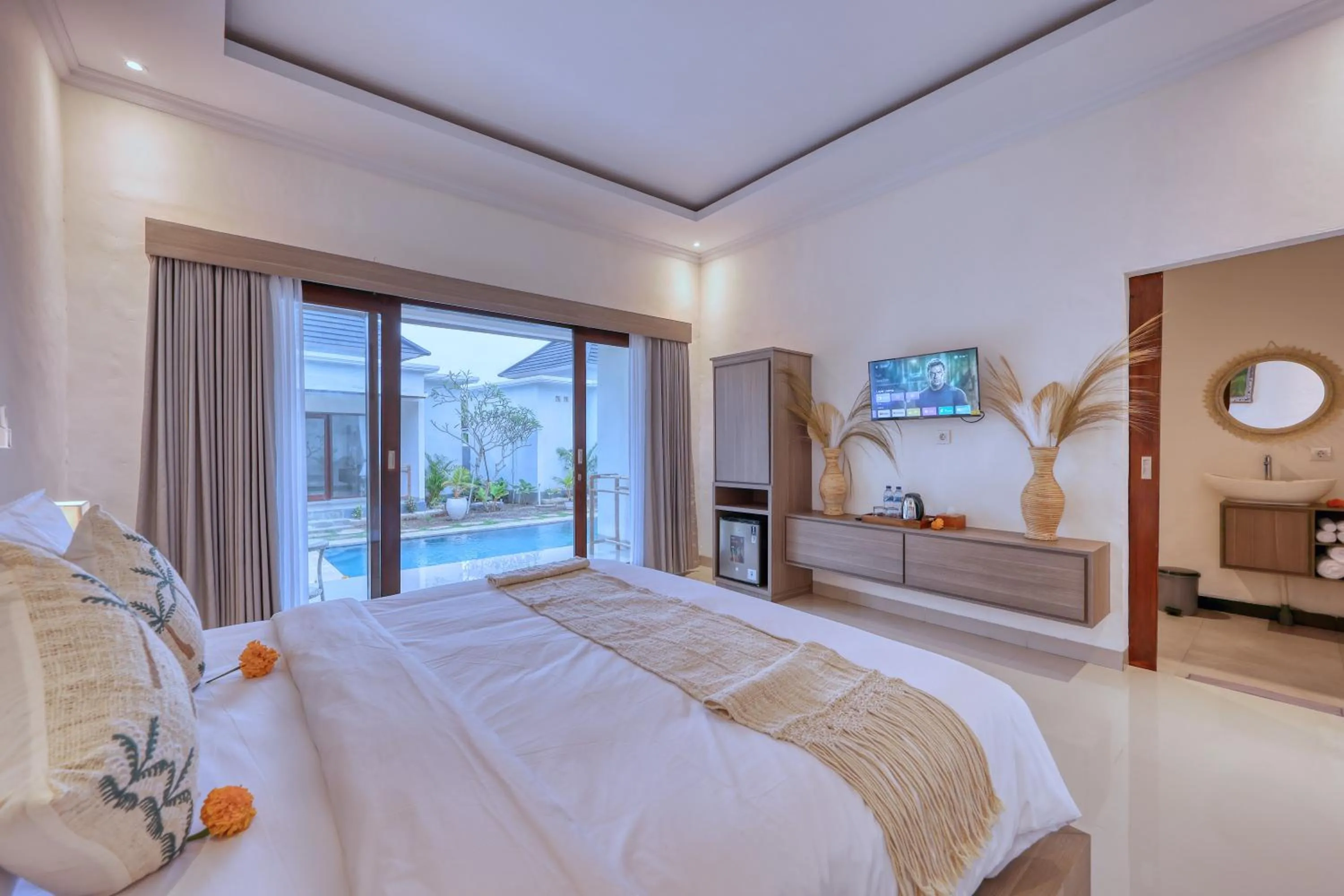 Bedroom, Bed in Kelingking Tatakan Villa