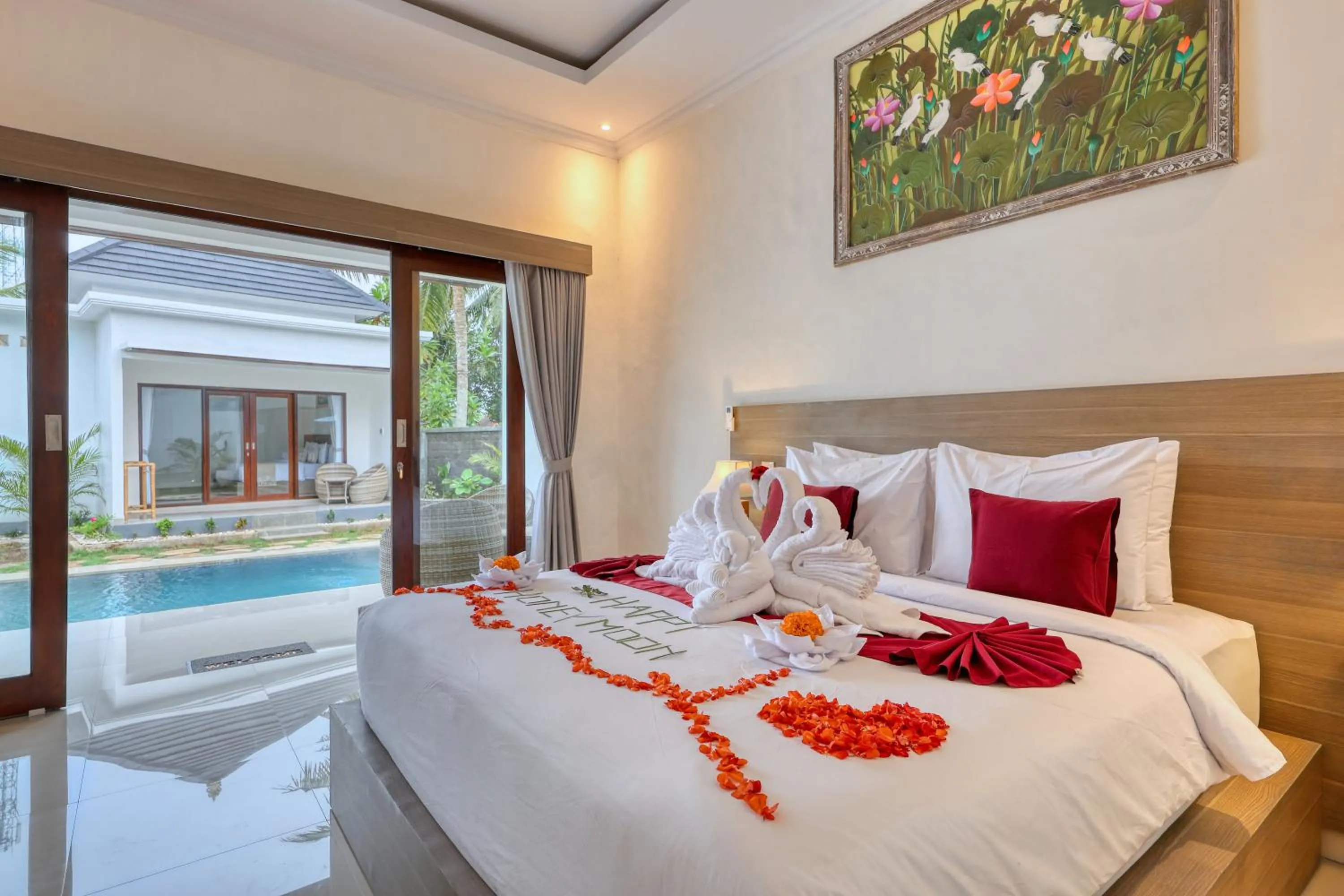 Bedroom, Bed in Kelingking Tatakan Villa