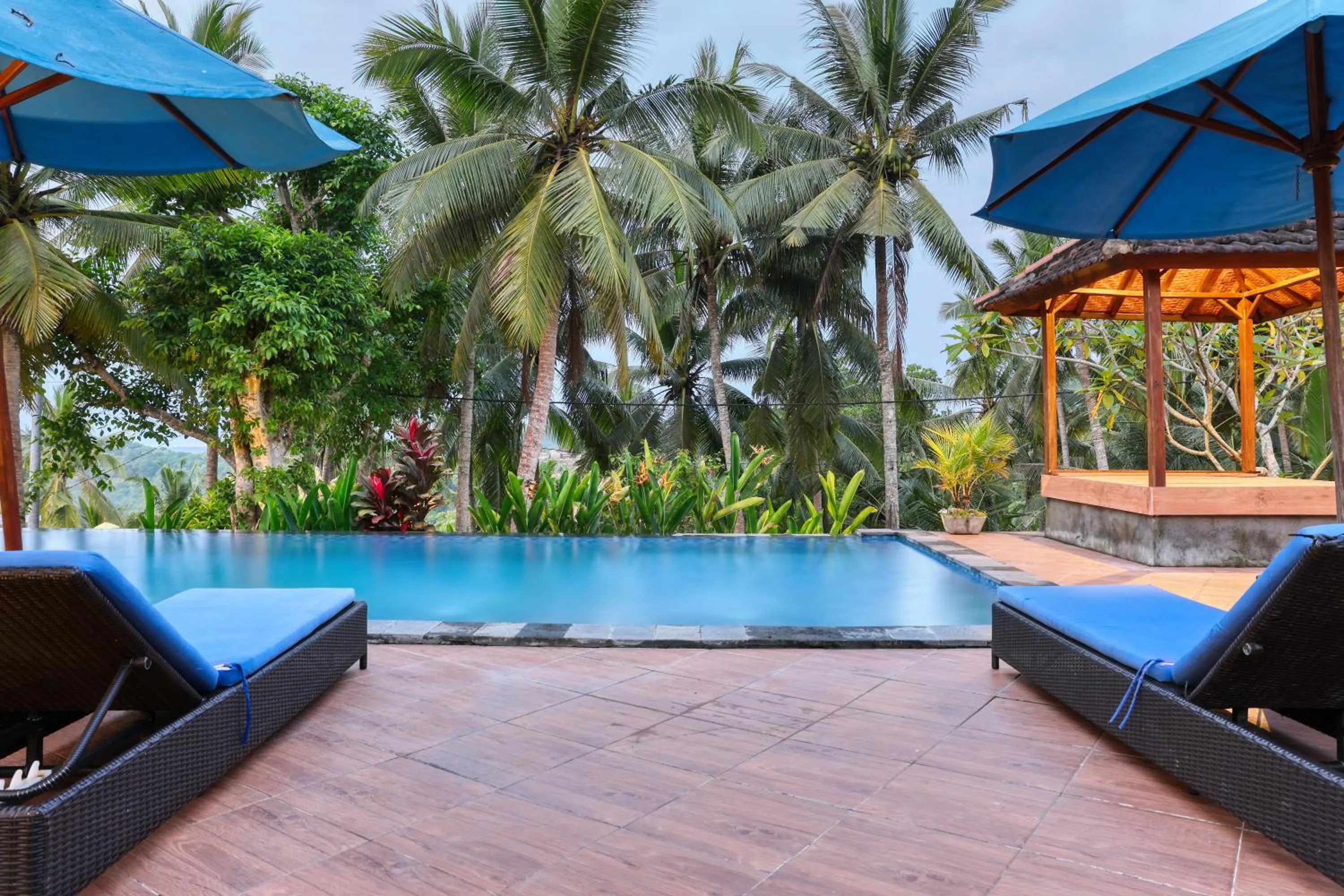 Swimming pool in Kelingking Tatakan Villa