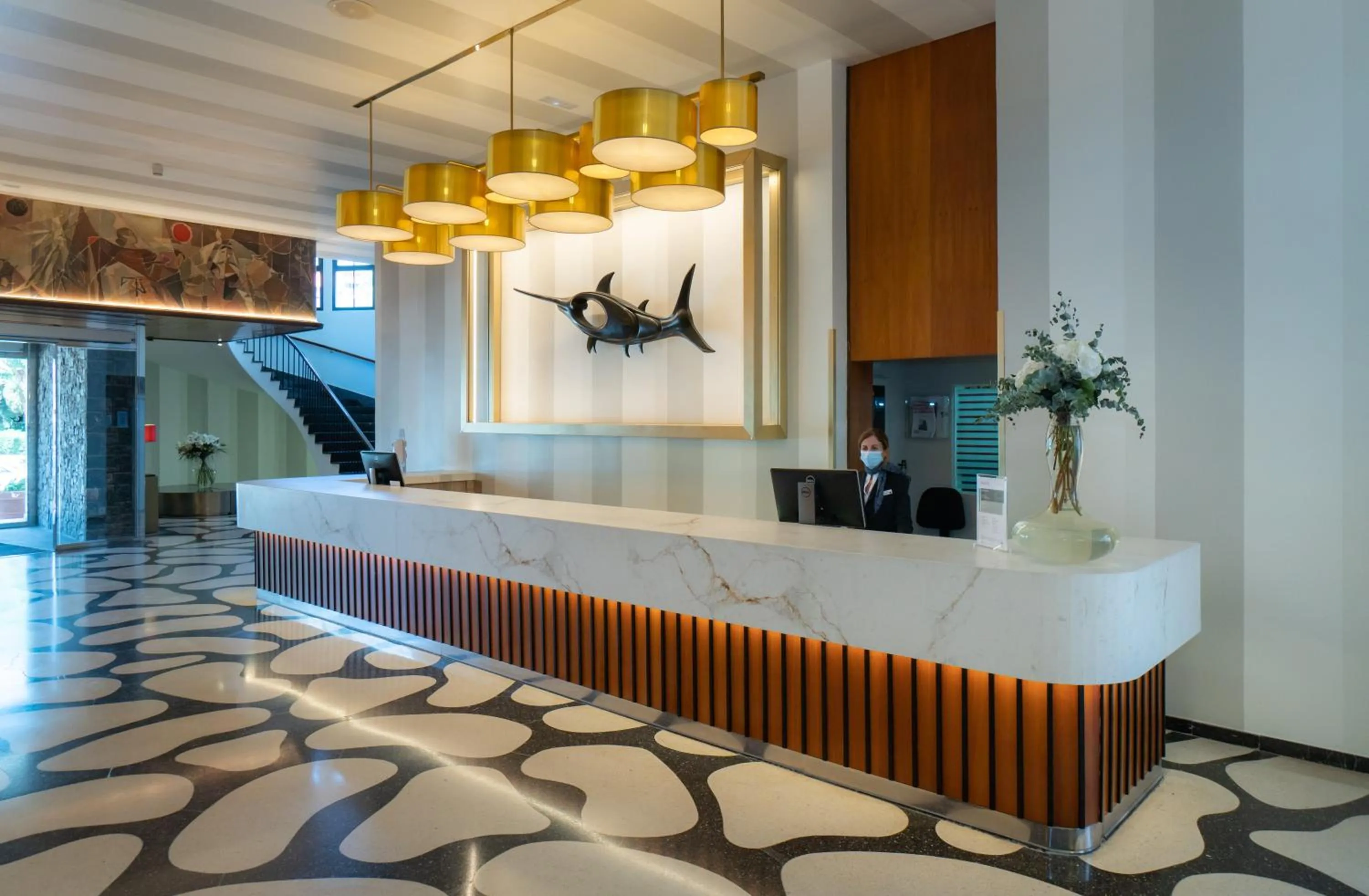 Lobby or reception in Medplaya Hotel Pez Espada