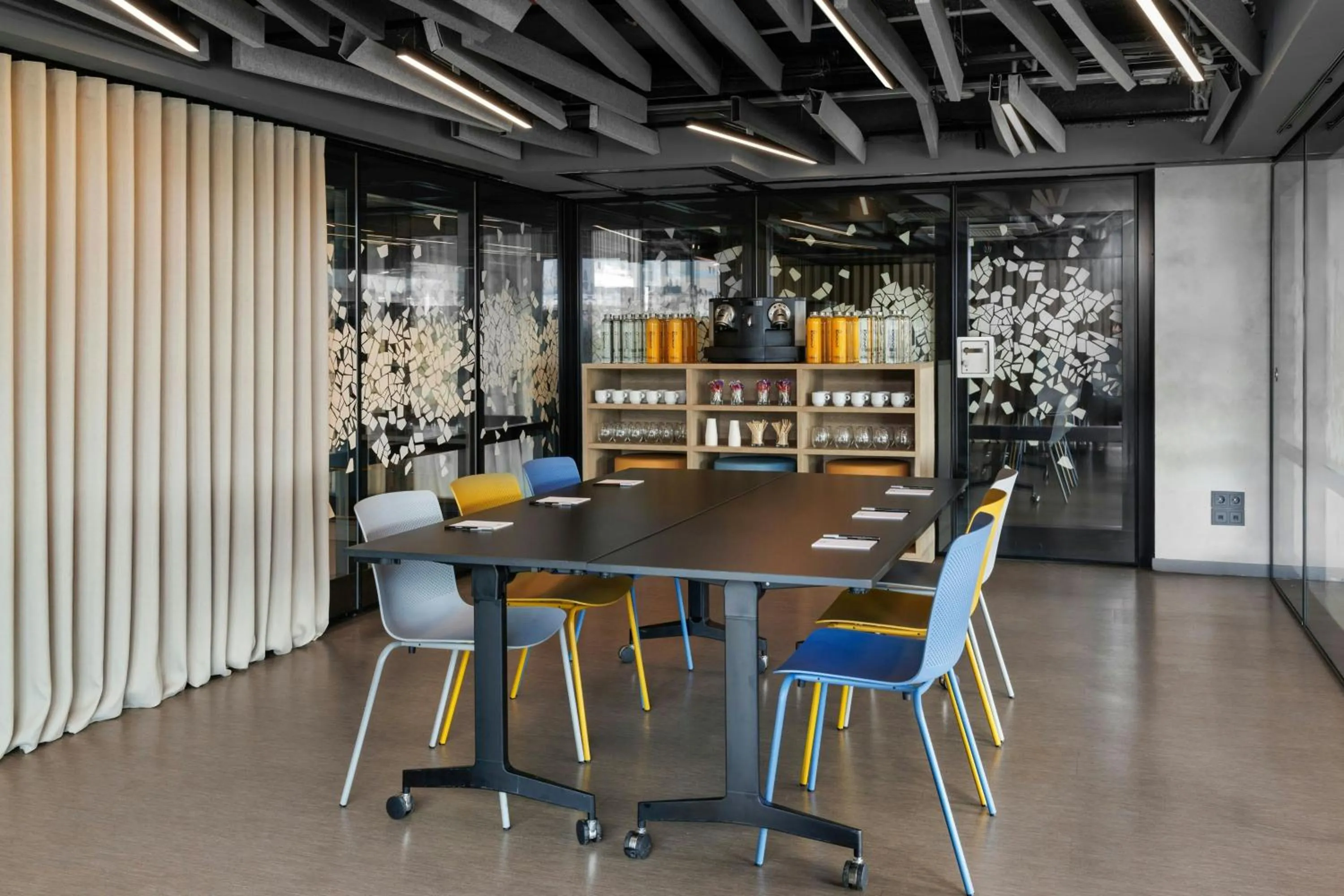 Meeting/conference room in Moxy Barcelona