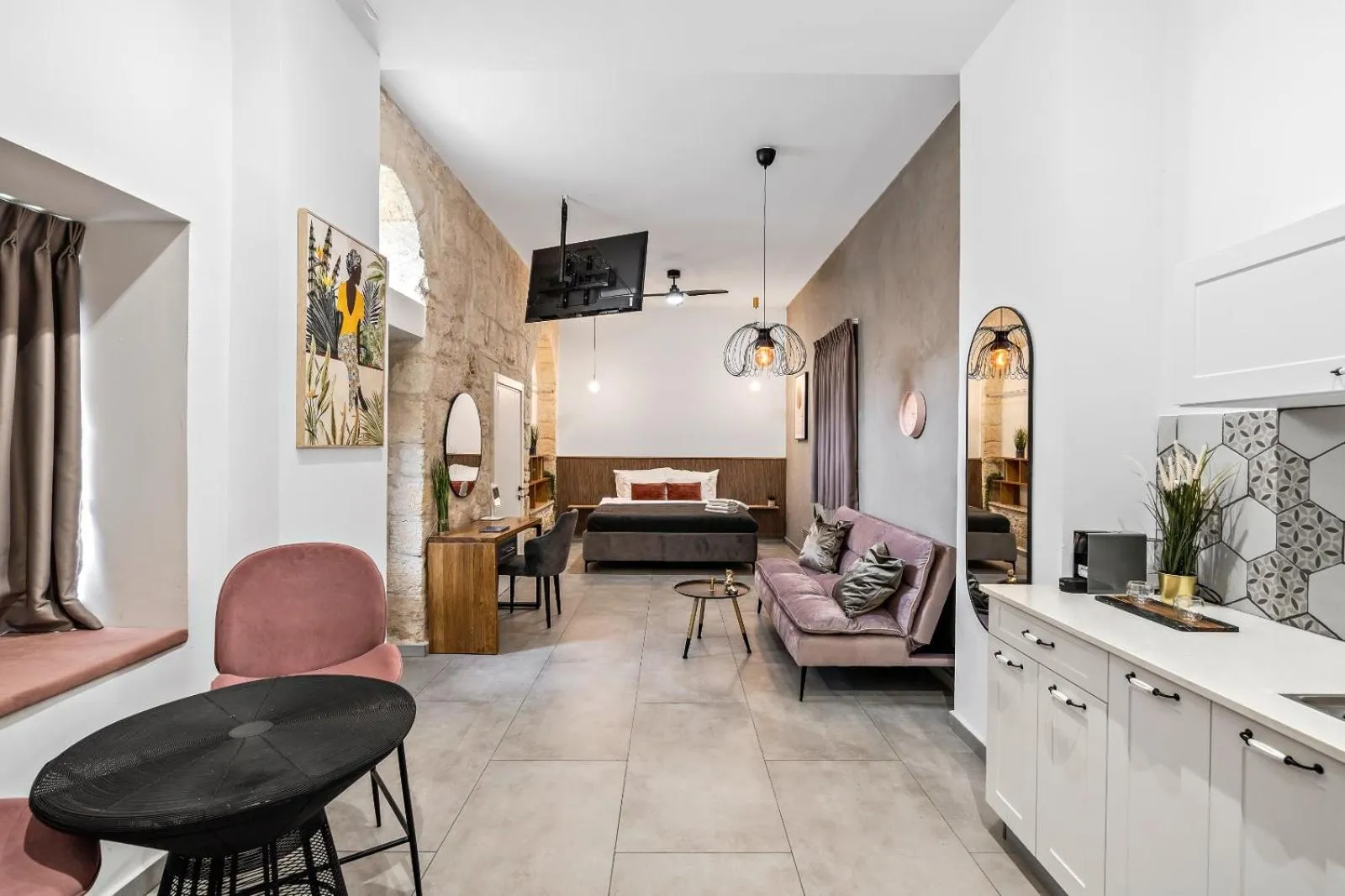 Kitchen or kitchenette in Old City Boutique - By La Finca Hotels