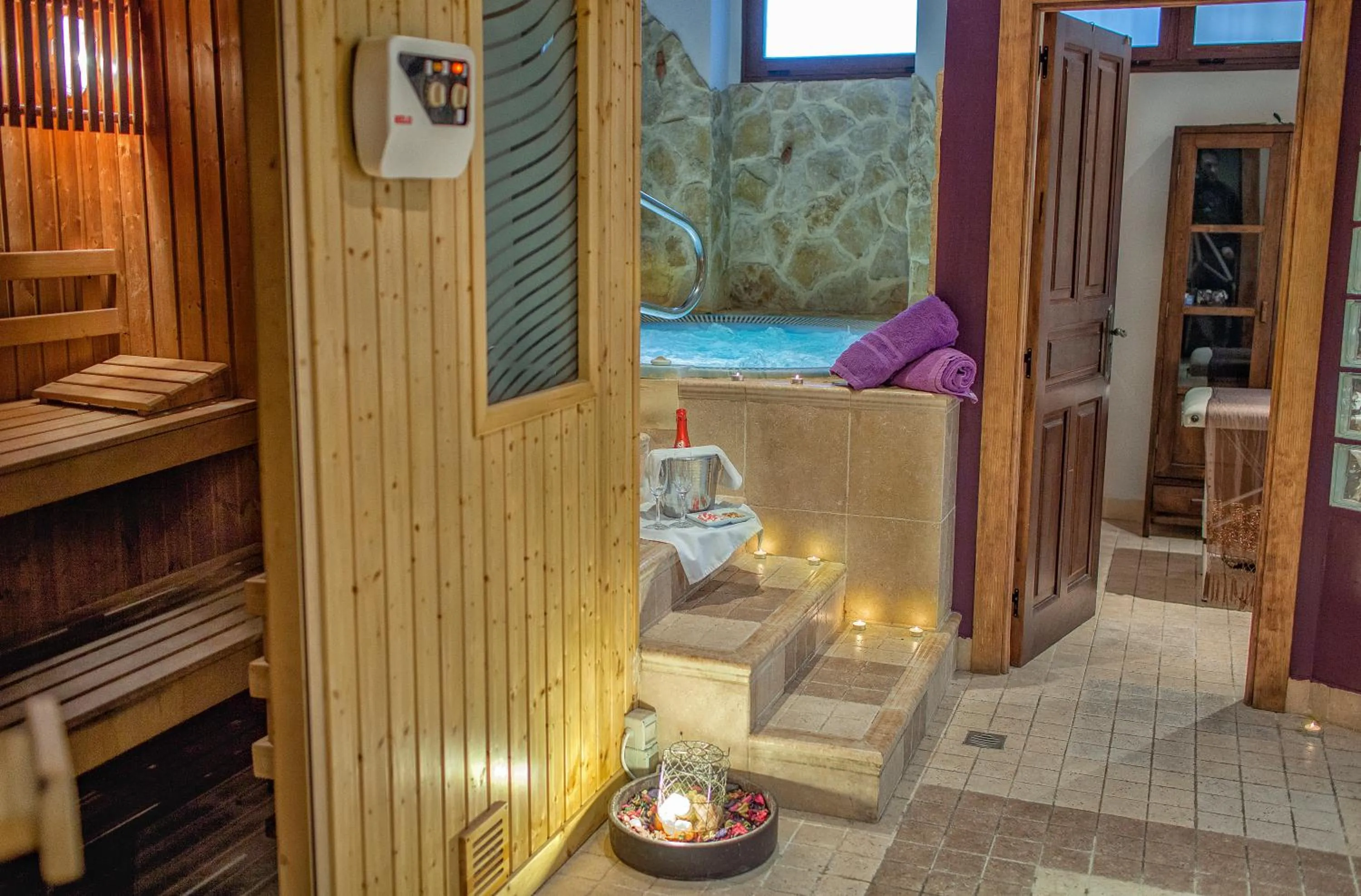 Sauna in Hotel Rosaleda Don Pedro