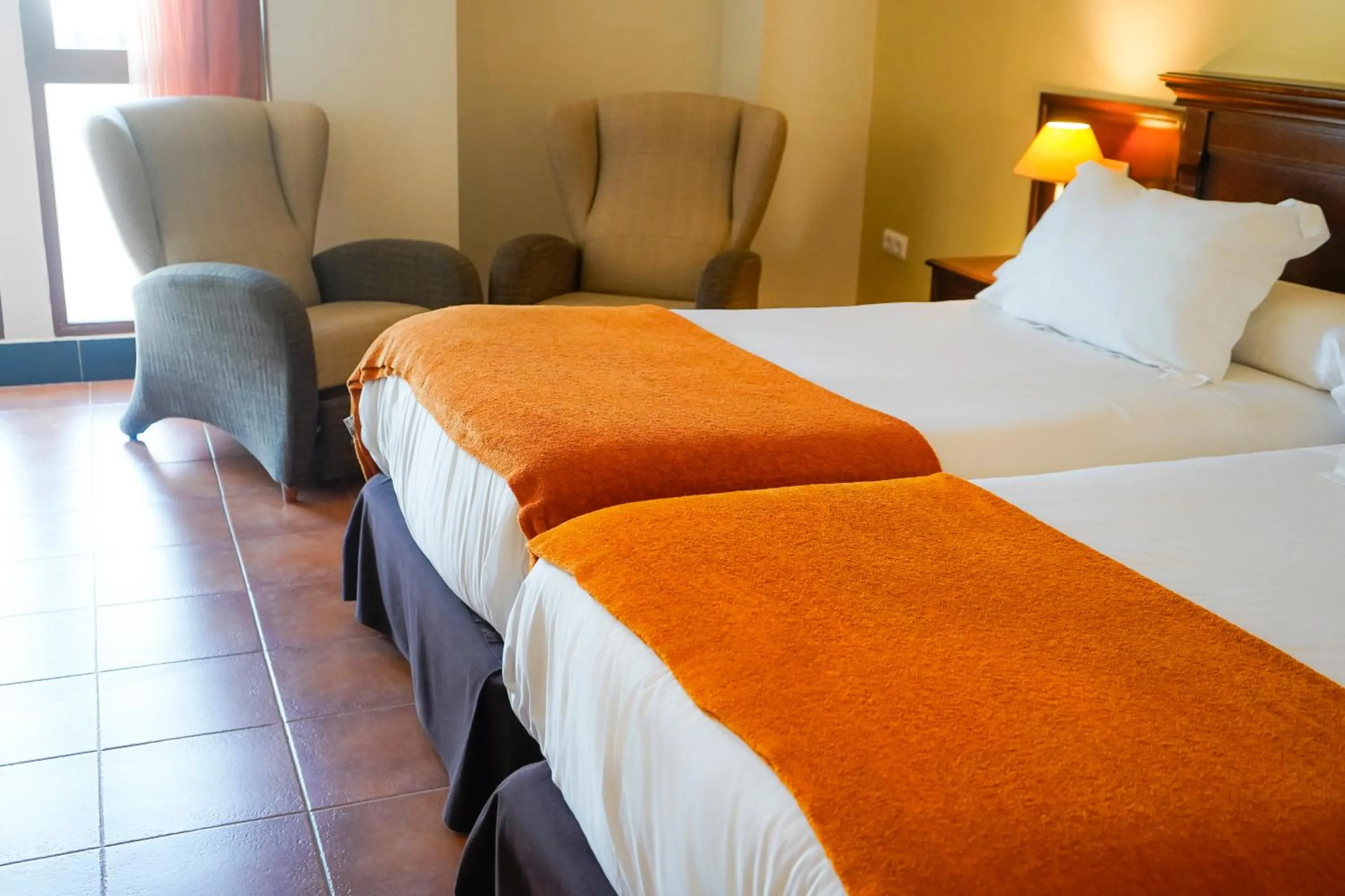 Bed in Hotel Rosaleda Don Pedro