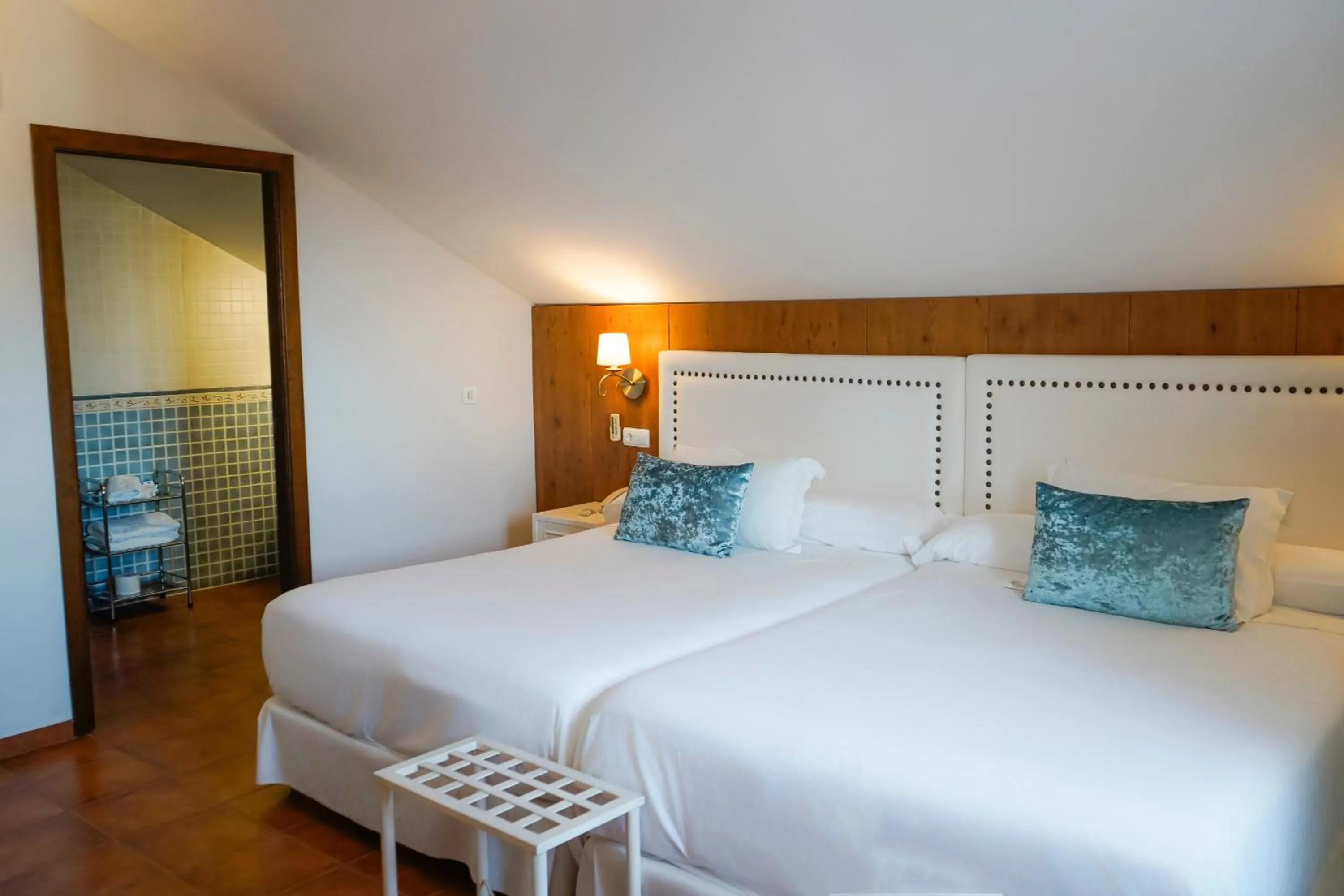 Bed in Hotel Rosaleda Don Pedro