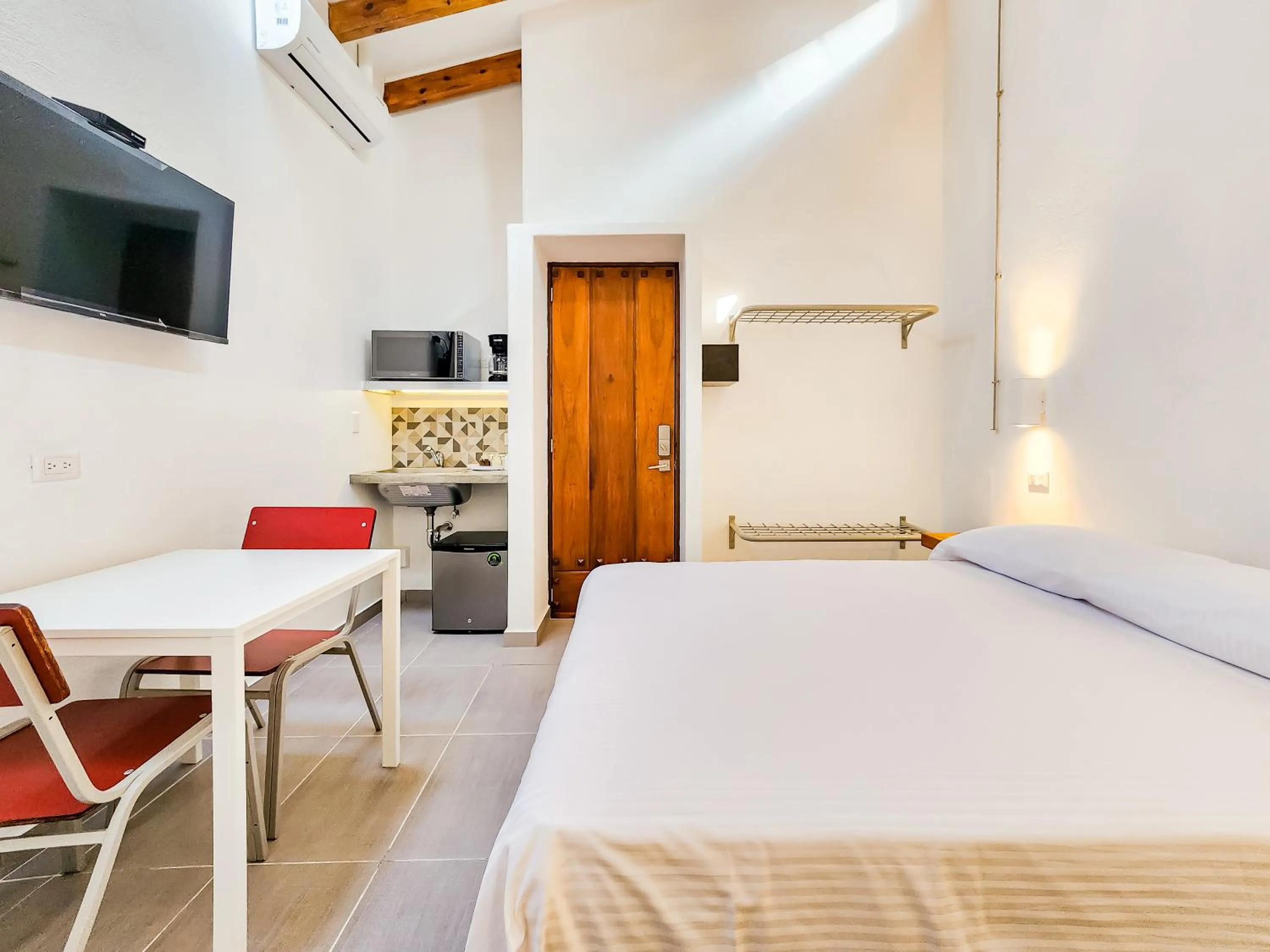 Bed in Niebla Suites