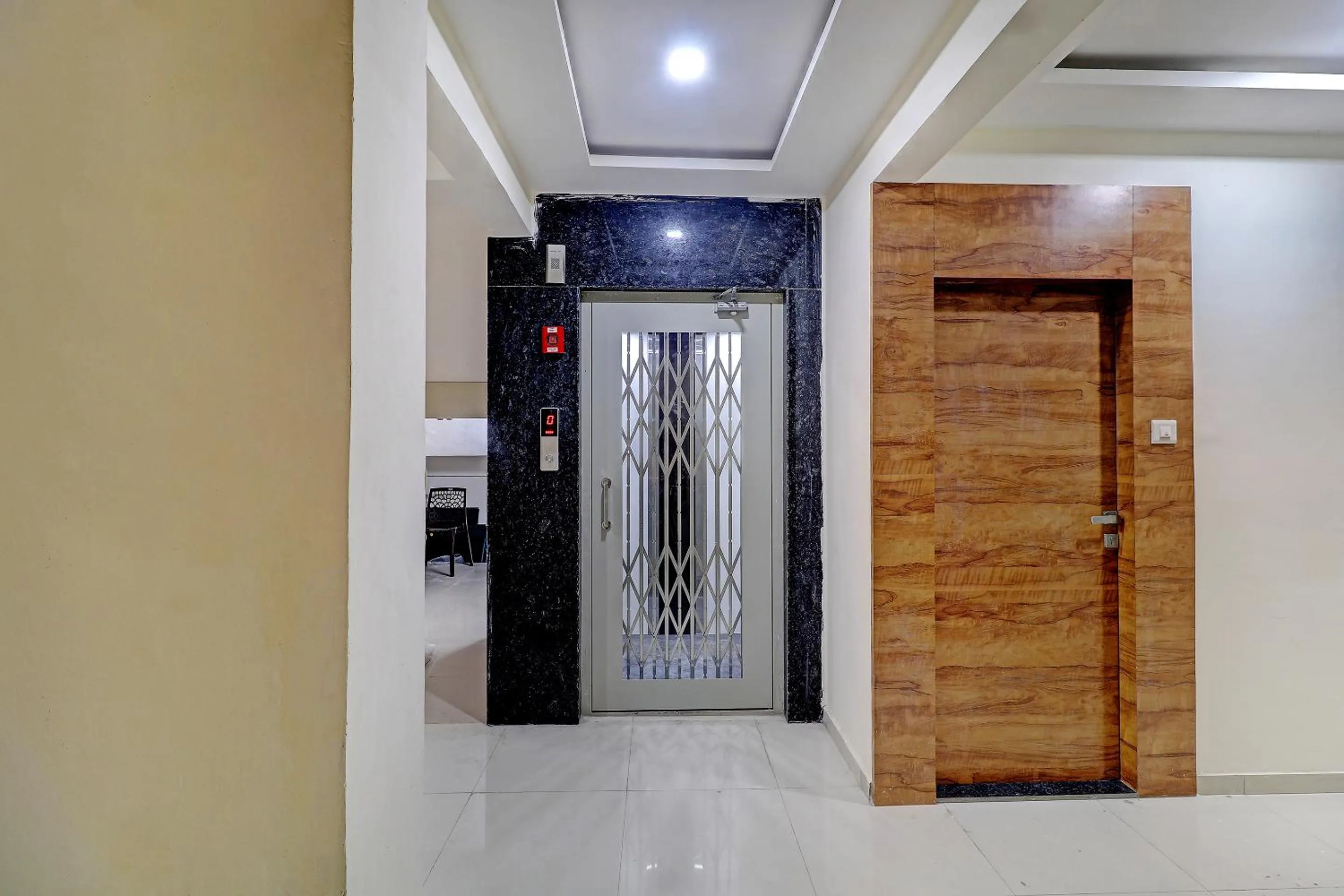 elevator in Sun Inn Residency Rabale