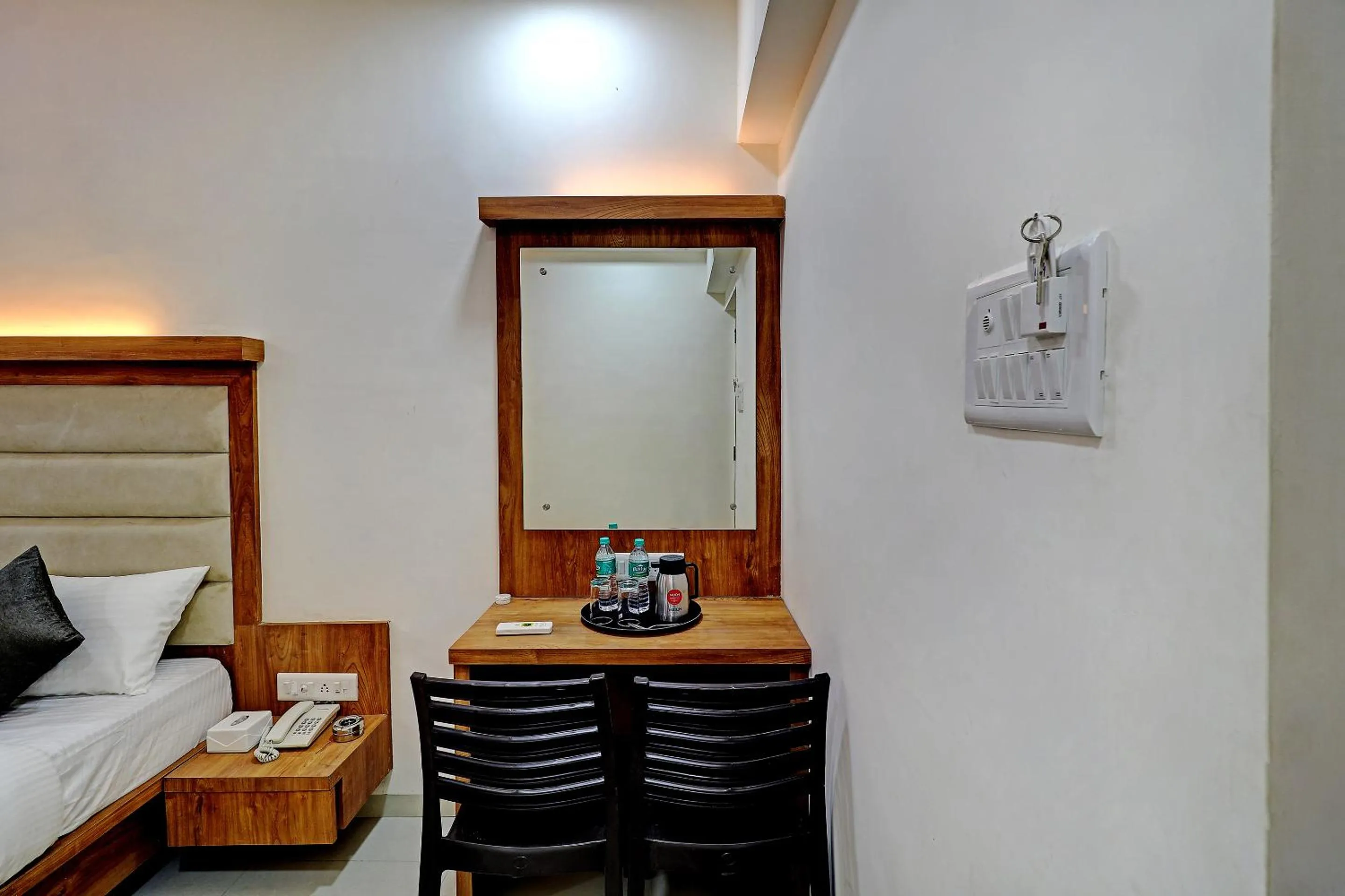 Bed in Sun Inn Residency Rabale