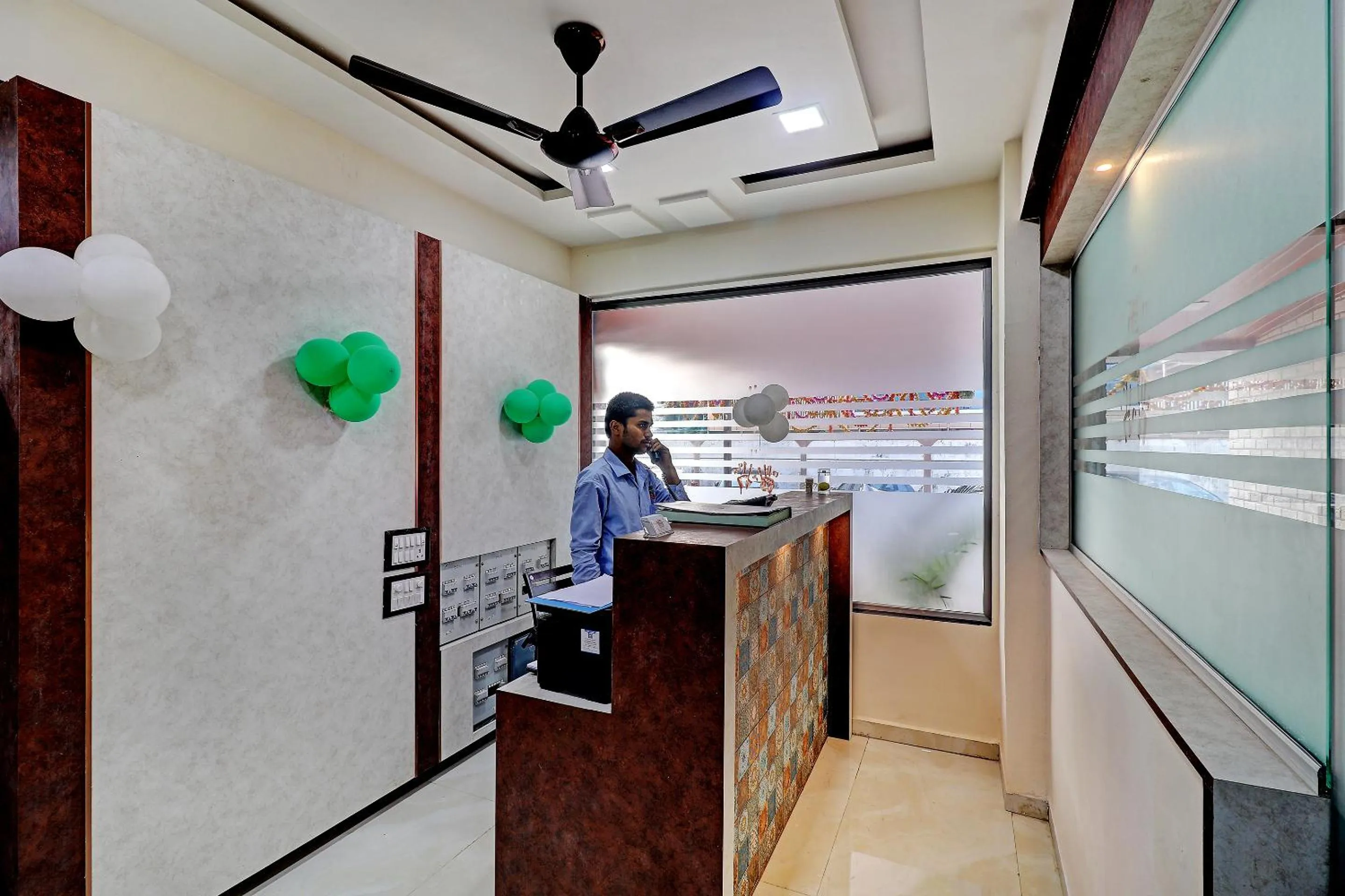 Lobby or reception in Sun Inn Residency Rabale