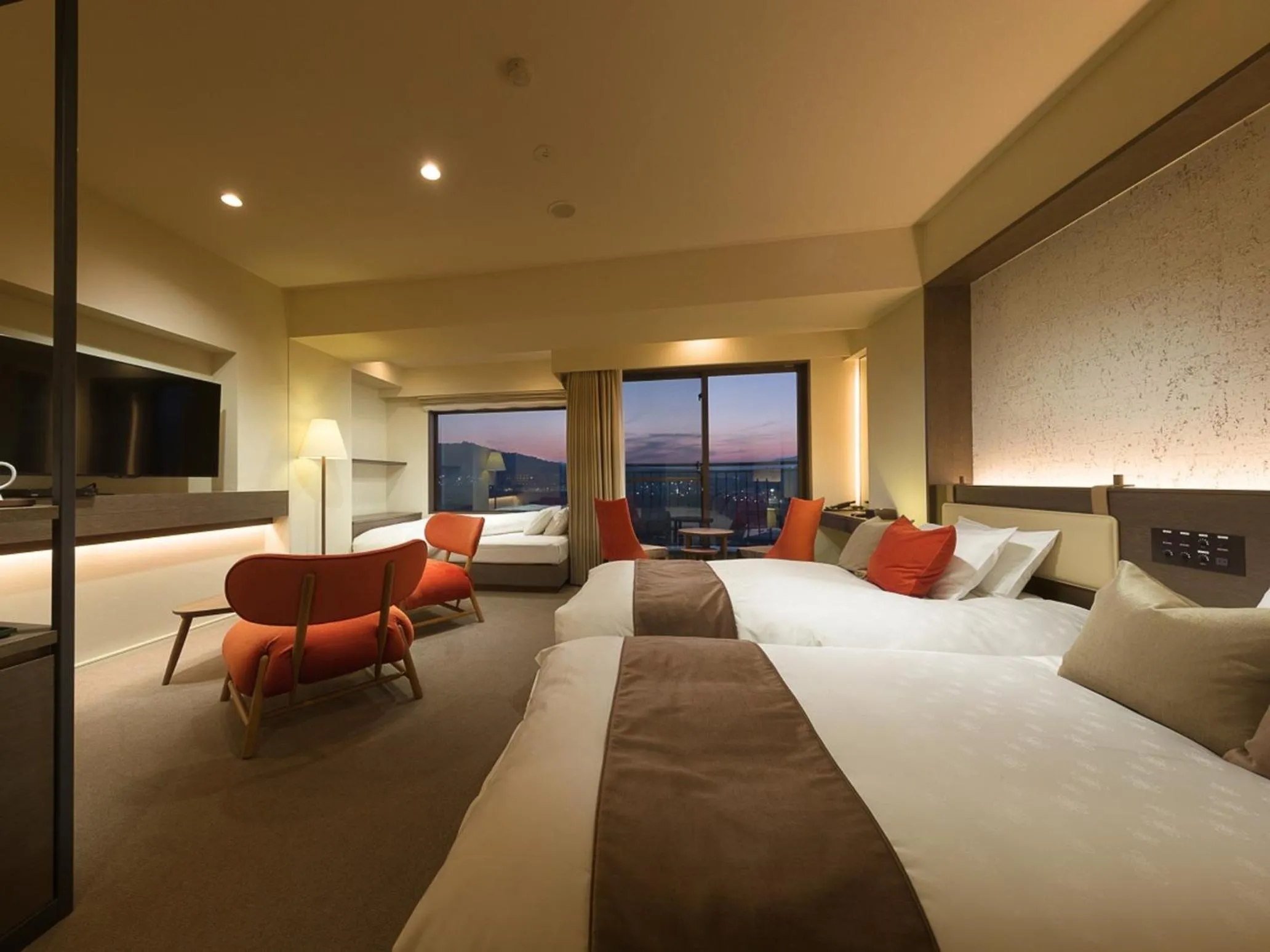 Photo of the whole room, Bed in Kaneyamaen