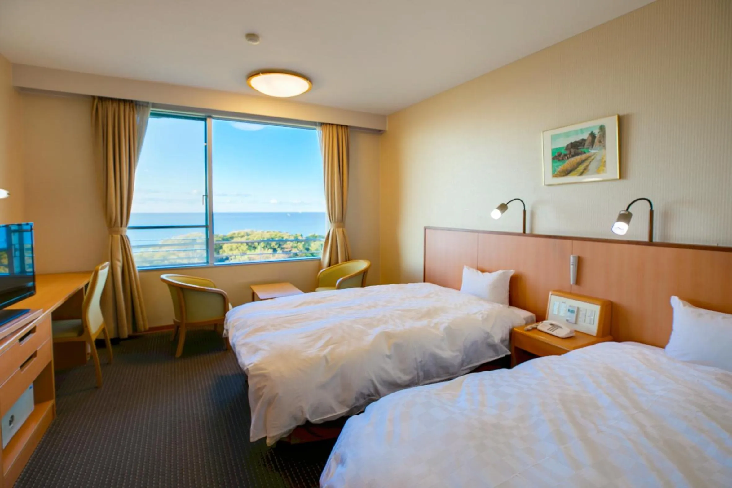 Twin Room with Shared Bathroom - single occupancy in Kyukamura Echizen-Mikuni