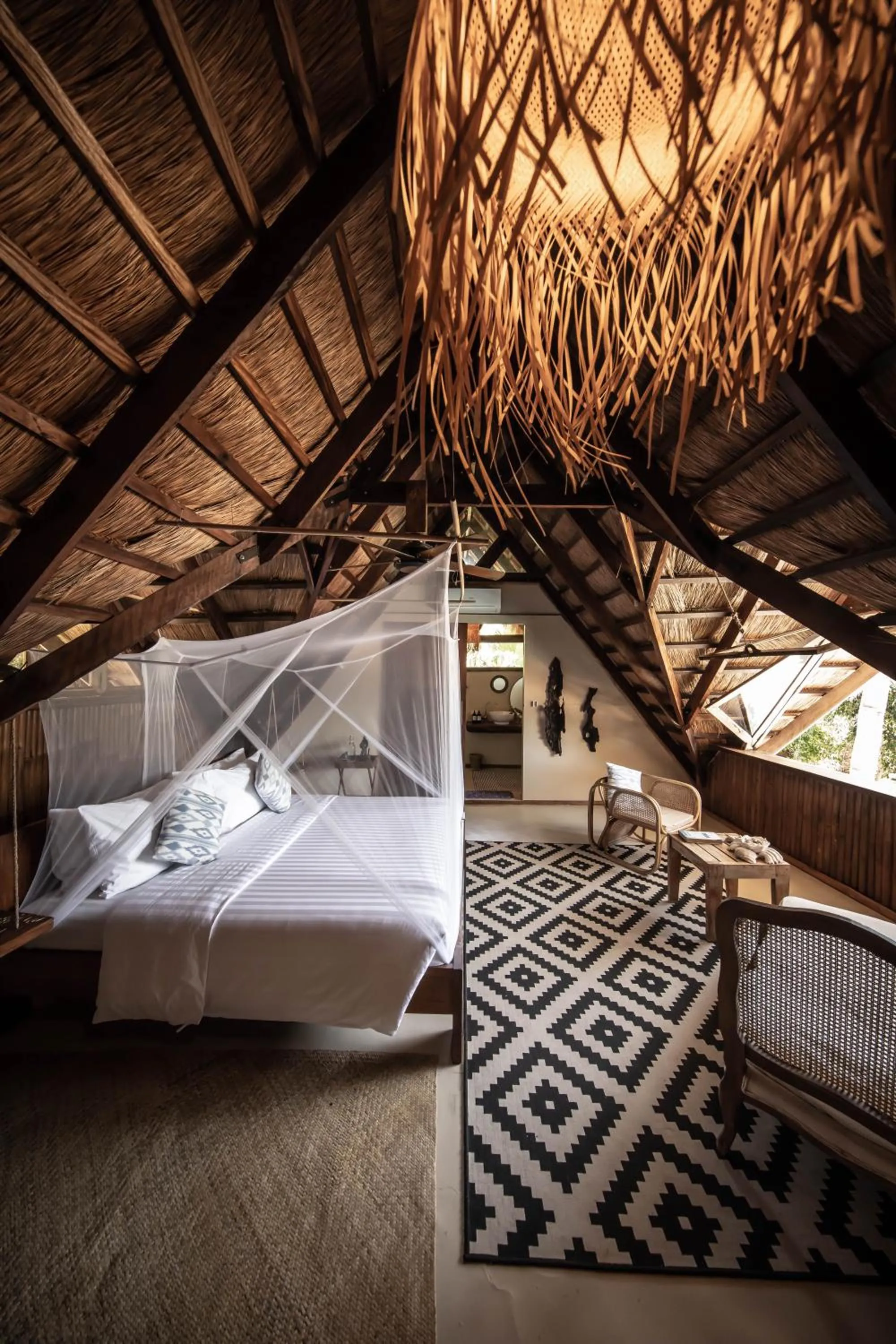 Bedroom, Bed in The Beach House Ocam Ocam