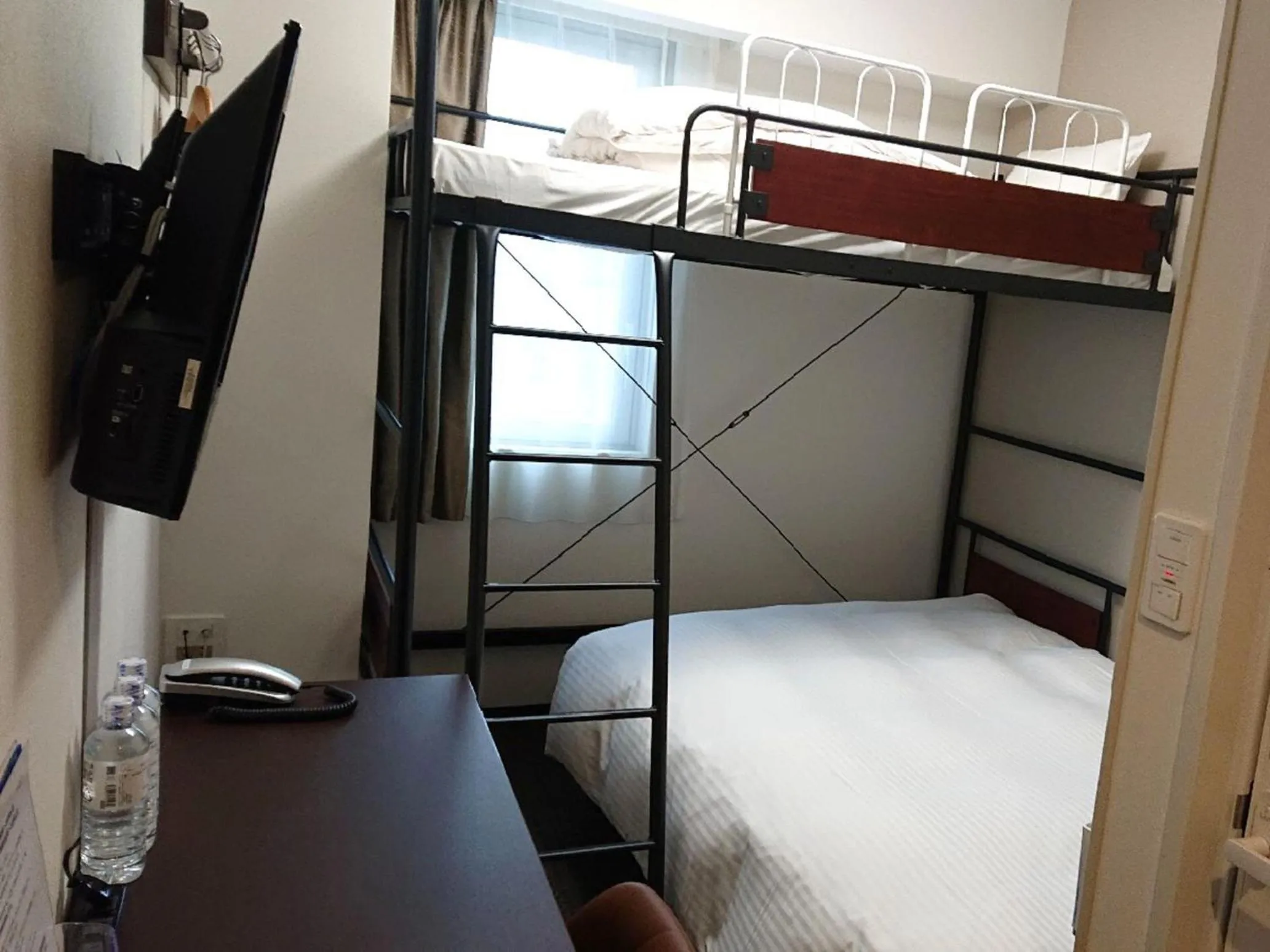 Photo of the whole room, Bed in HOTEL GLAN Y's KUMAGAYAEKIMAE premier