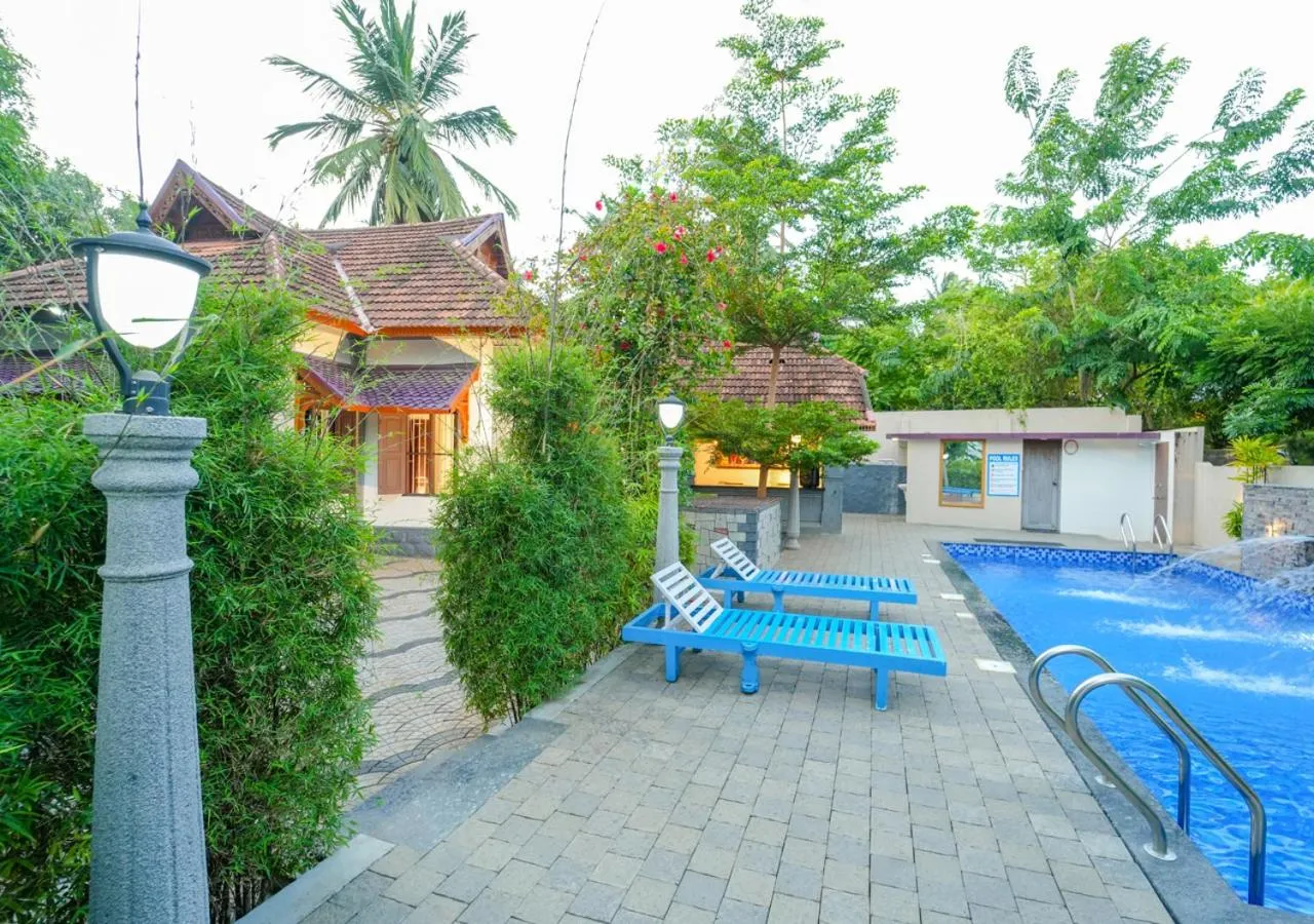 Property building in Pop Tavern Private Pool Villa Kovalam by VOYE HOMES