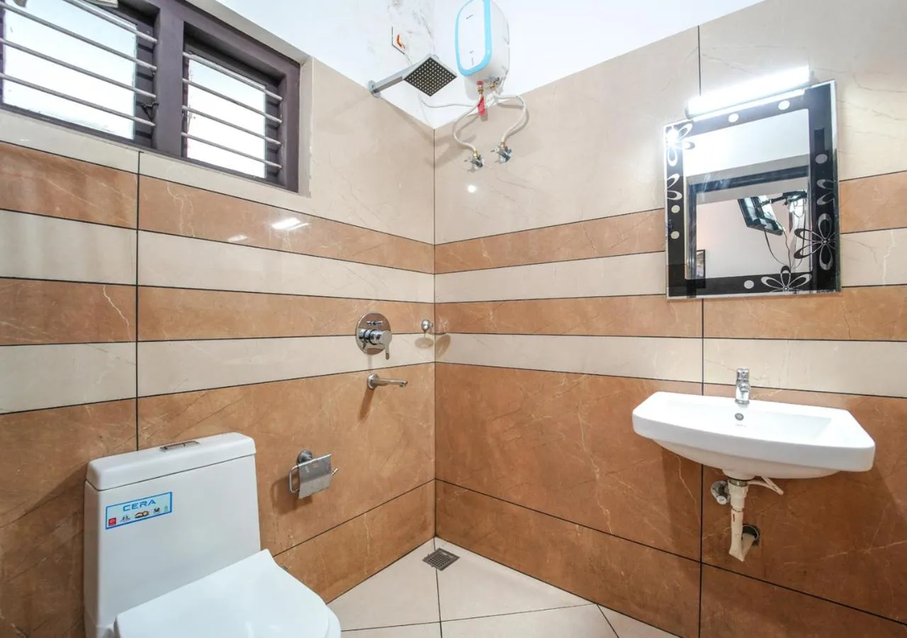 Shower in Pop Tavern Private Pool Villa Kovalam by VOYE HOMES