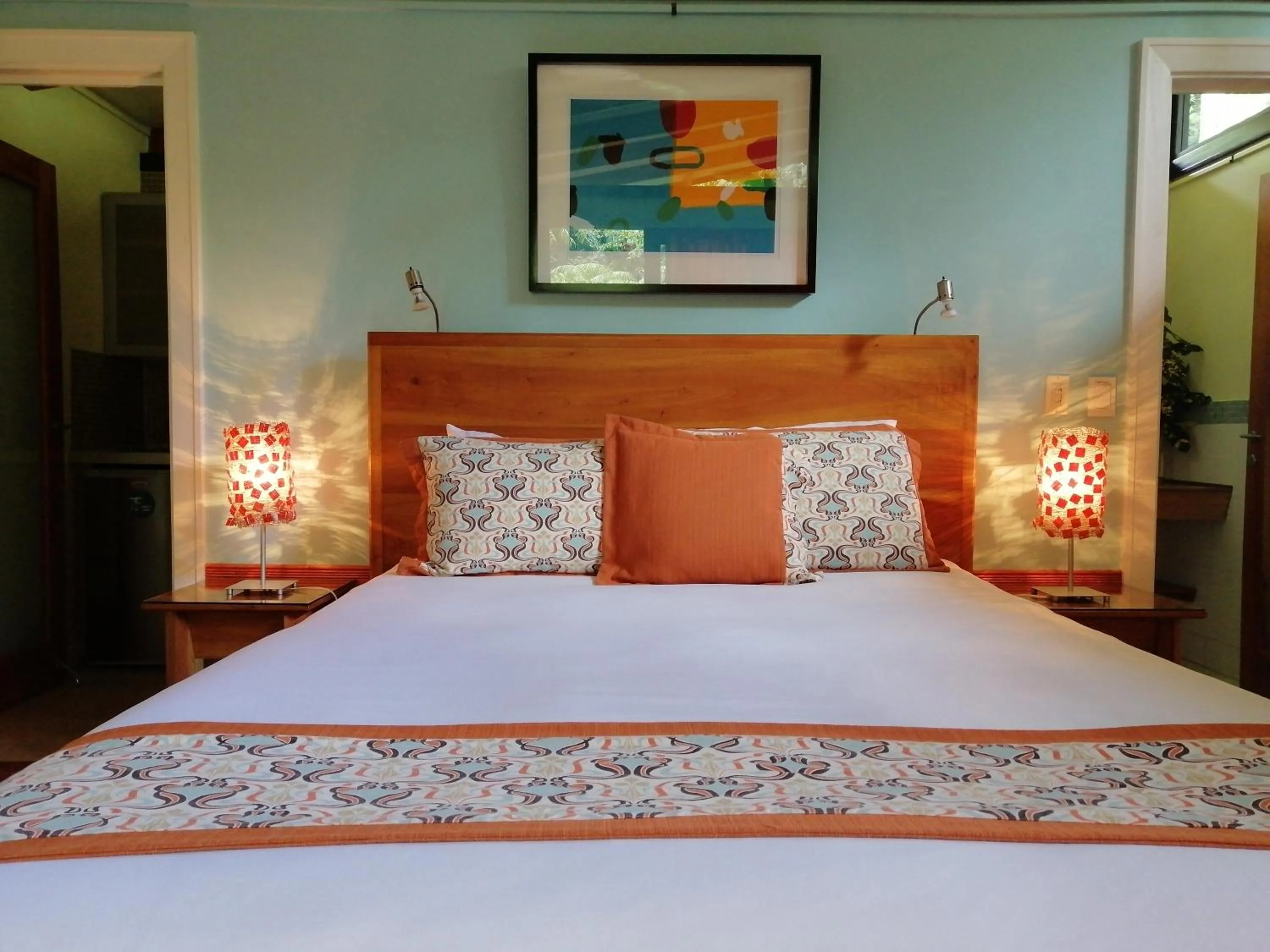 Bed in Chirripo Art Hotel