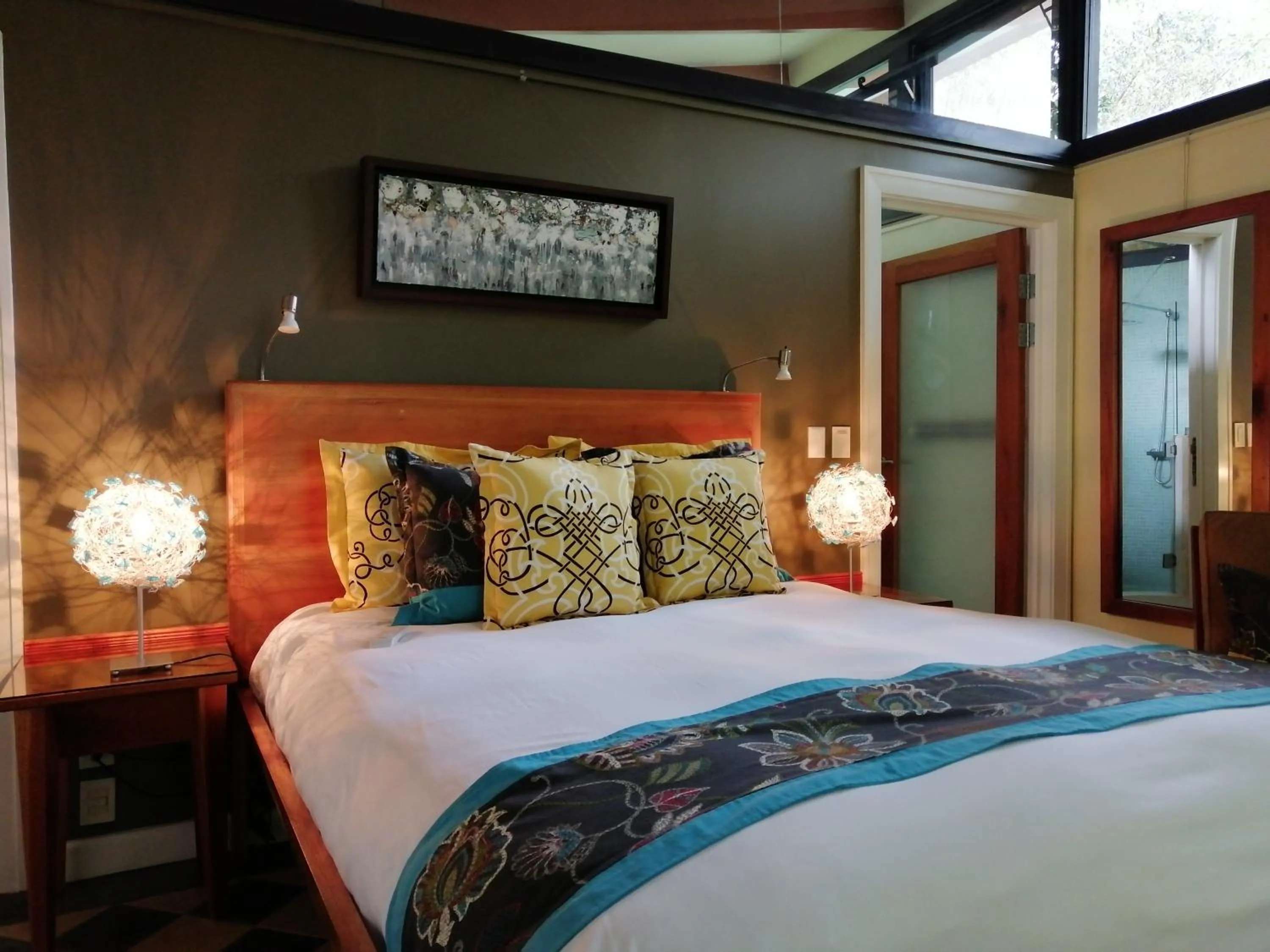 Bed in Chirripo Art Hotel