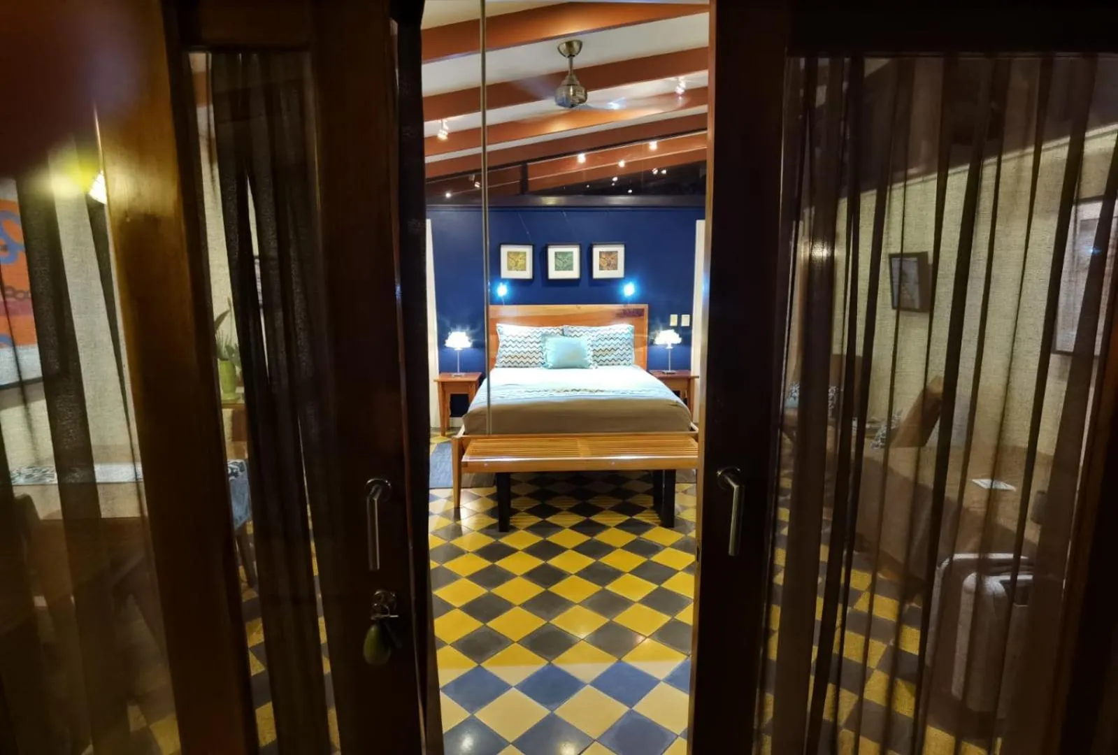 Bed in Chirripo Art Hotel