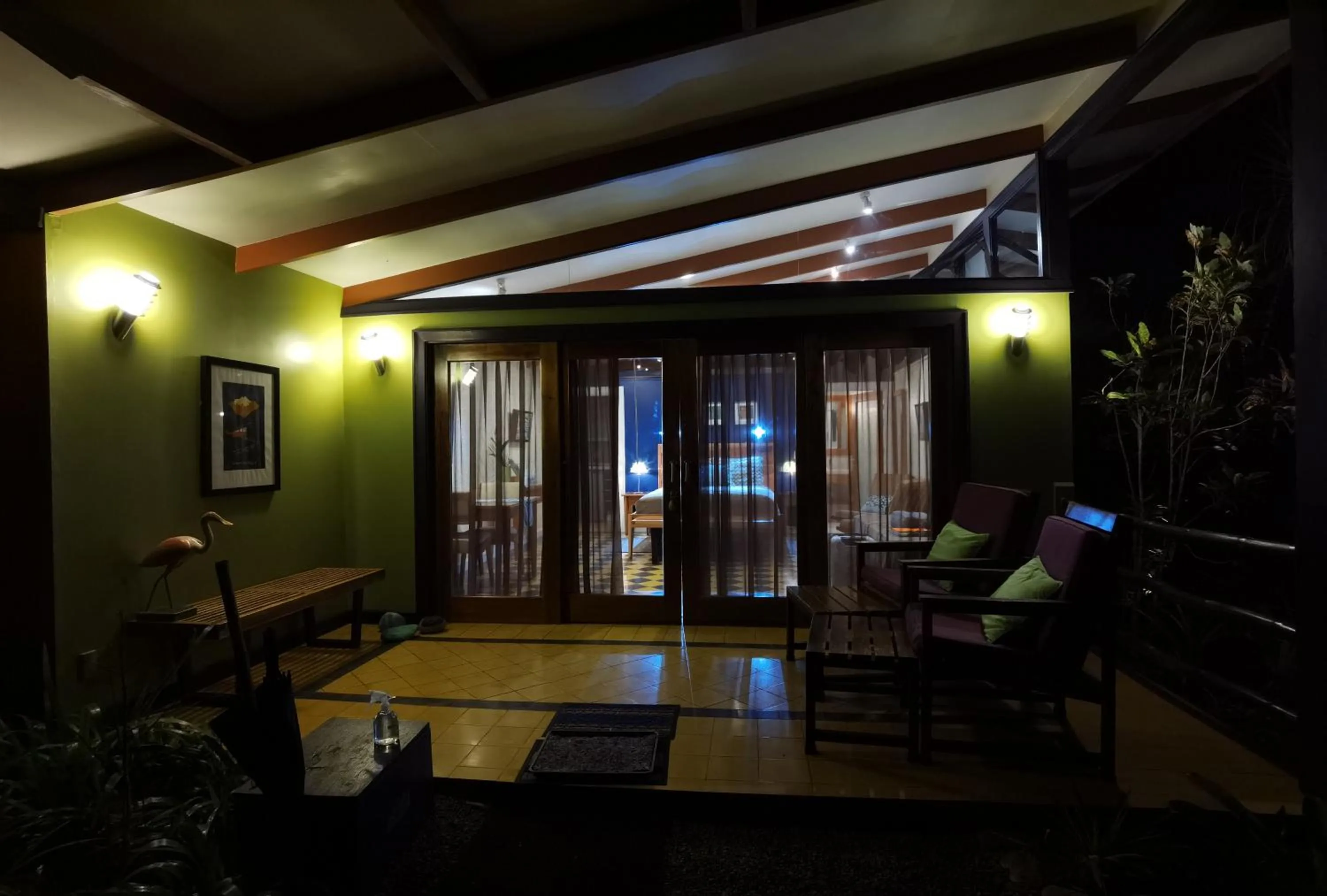 Seating area in Chirripo Art Hotel