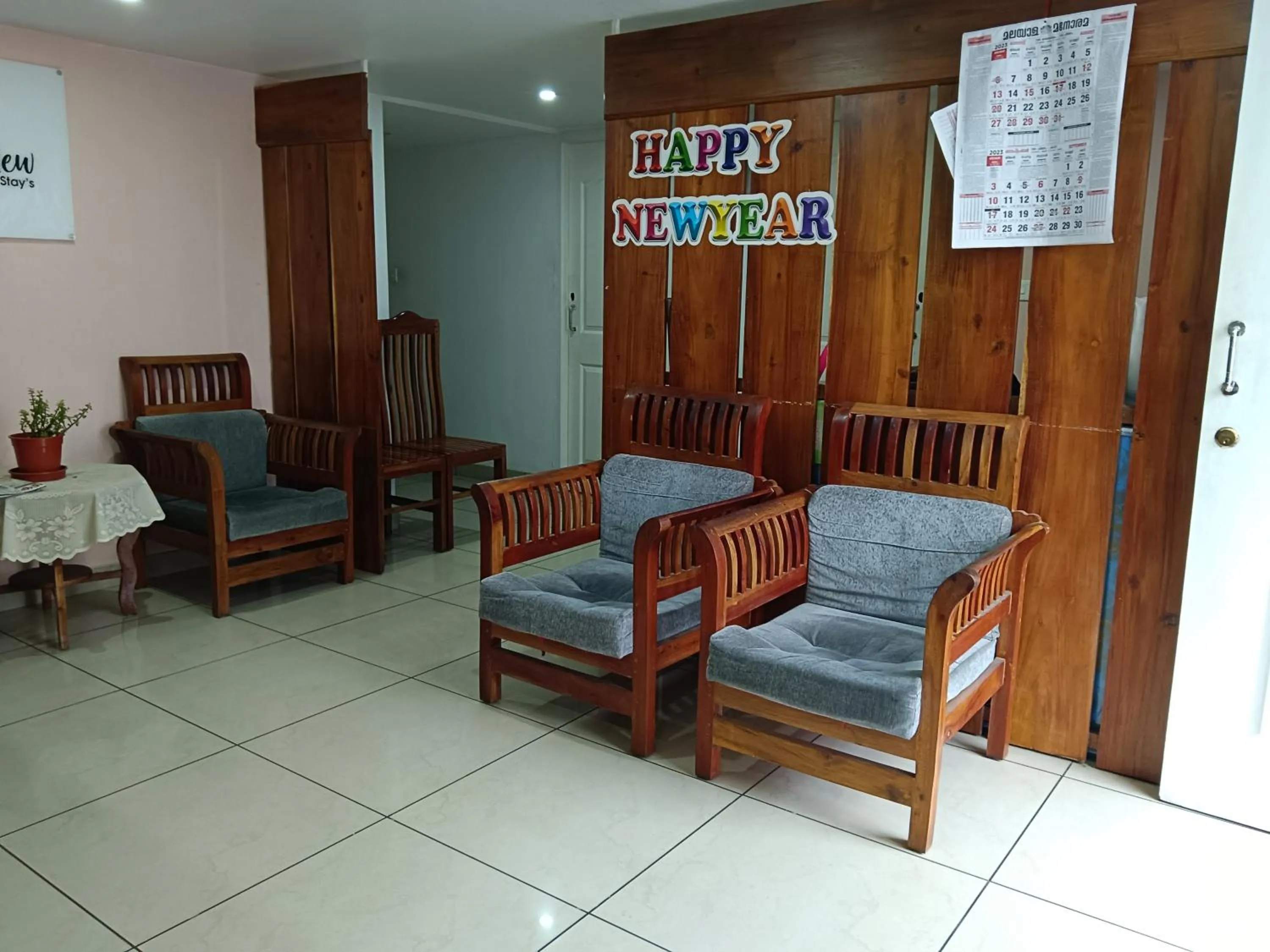 Living room in Green View Executive Stay's