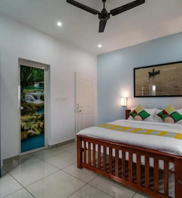 Bed in Green View Executive Stay's