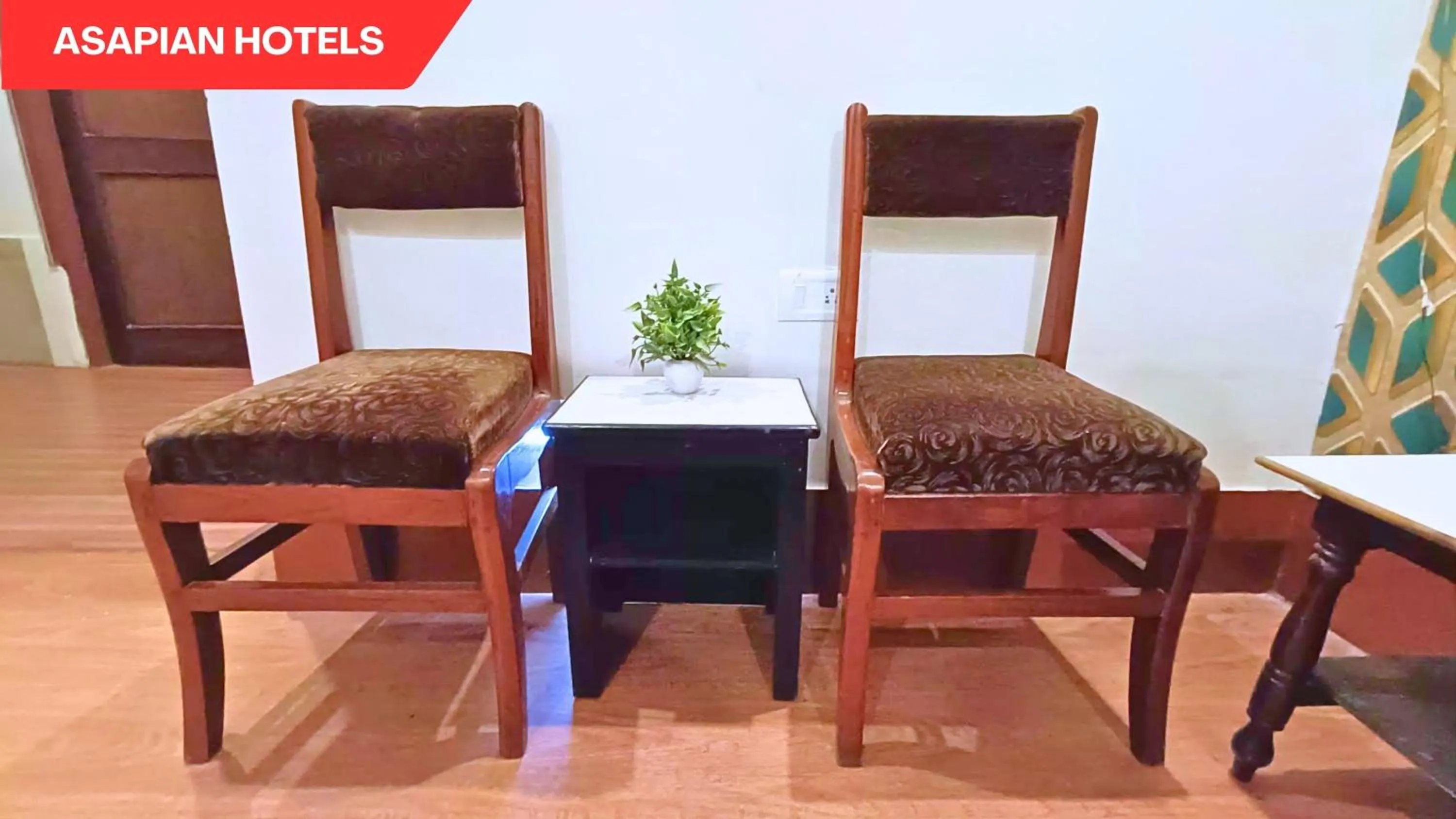 Seating area in Hotel Vijay Deluxe