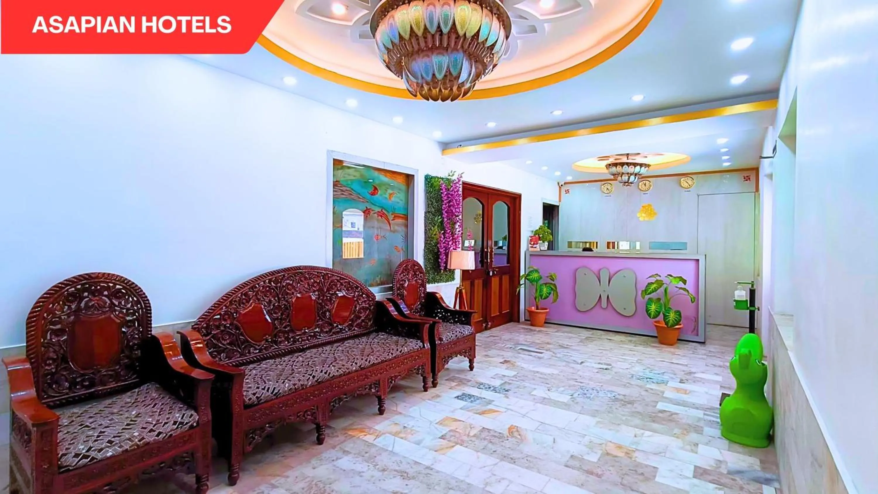 Lobby or reception in Hotel Vijay Deluxe