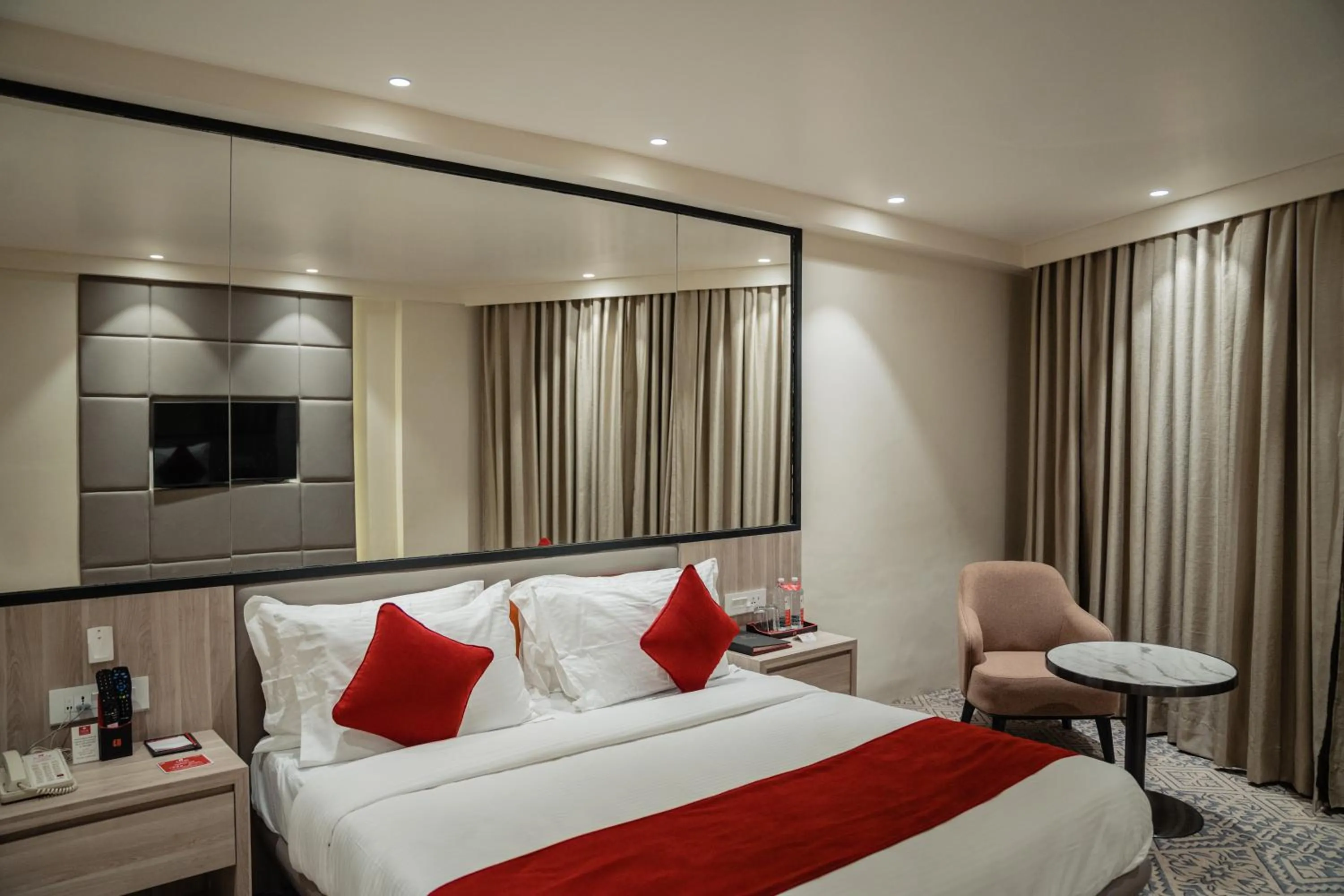 Bed in Lords Inn Rajkot