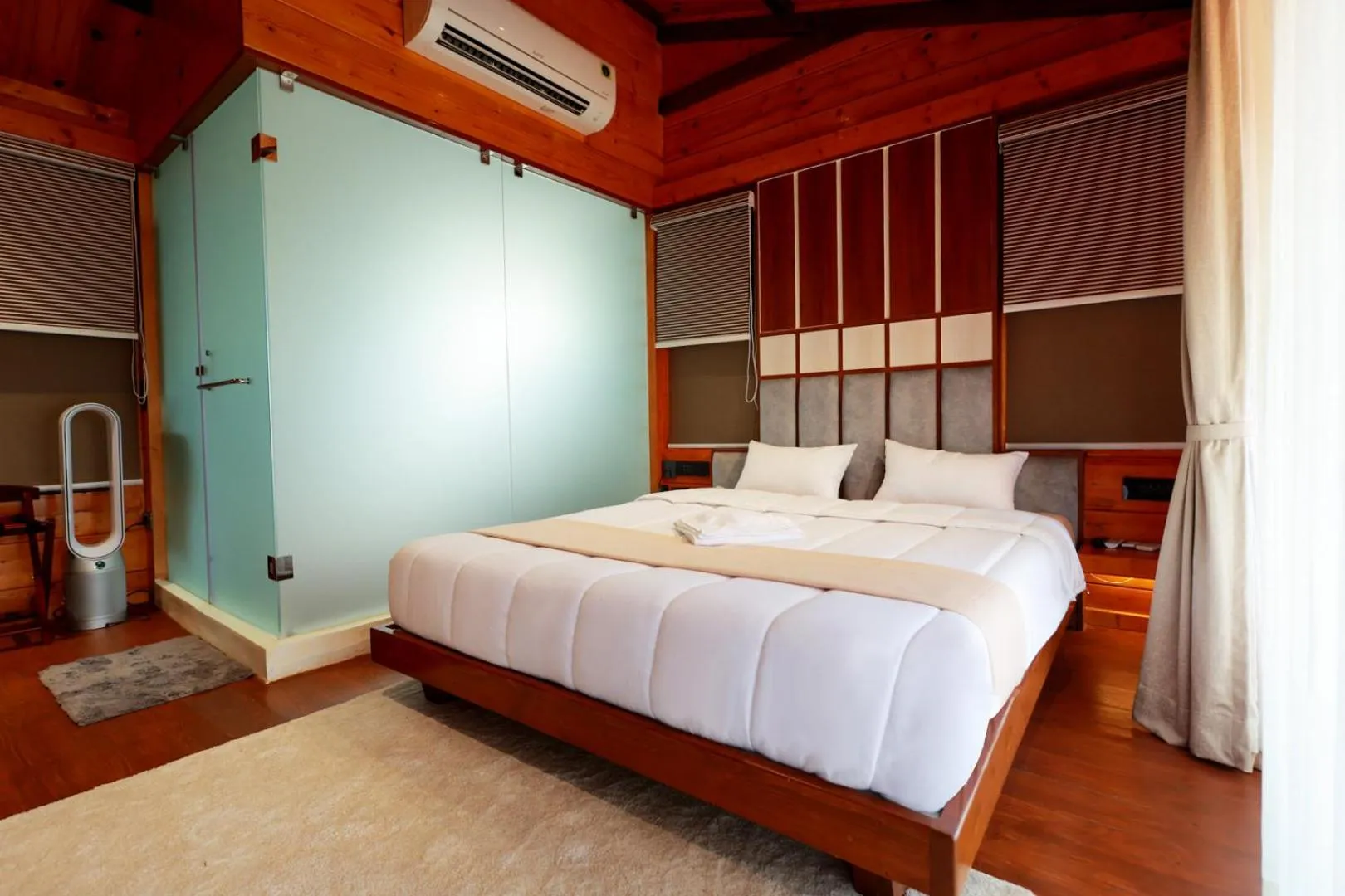 Bed in Wooden ECR Sea Resort