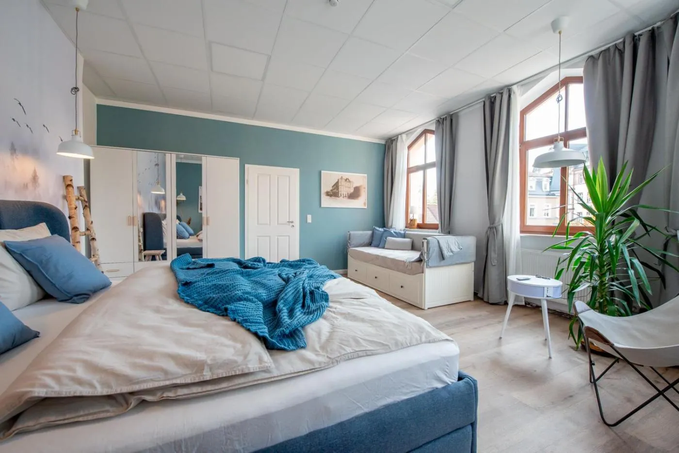 Bedroom, Bed in Apartment Kronprinz zentral mit Infrarot-Sauna