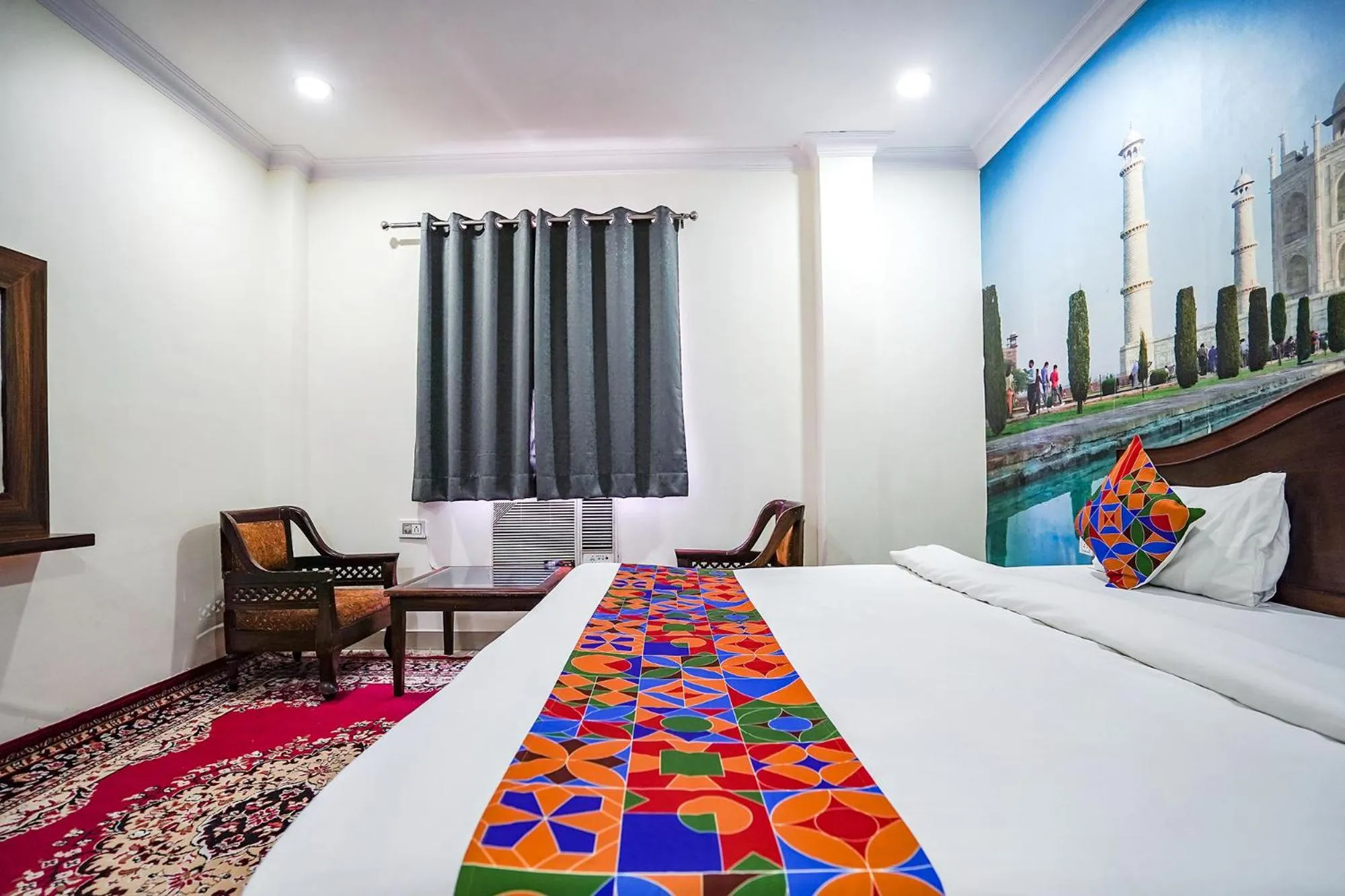 Bed in FabHotel Taj Heritage