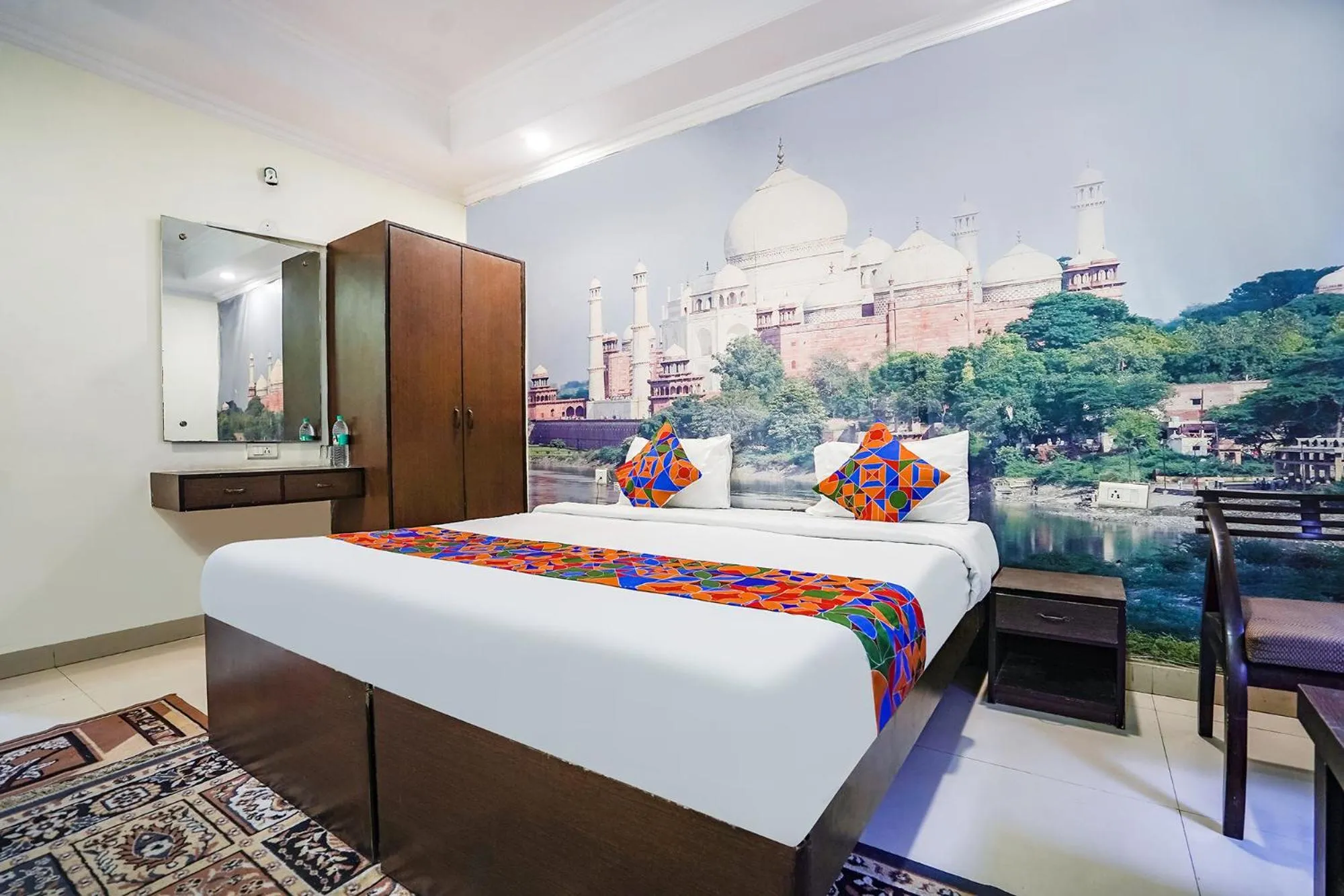 Bed in FabHotel Taj Heritage