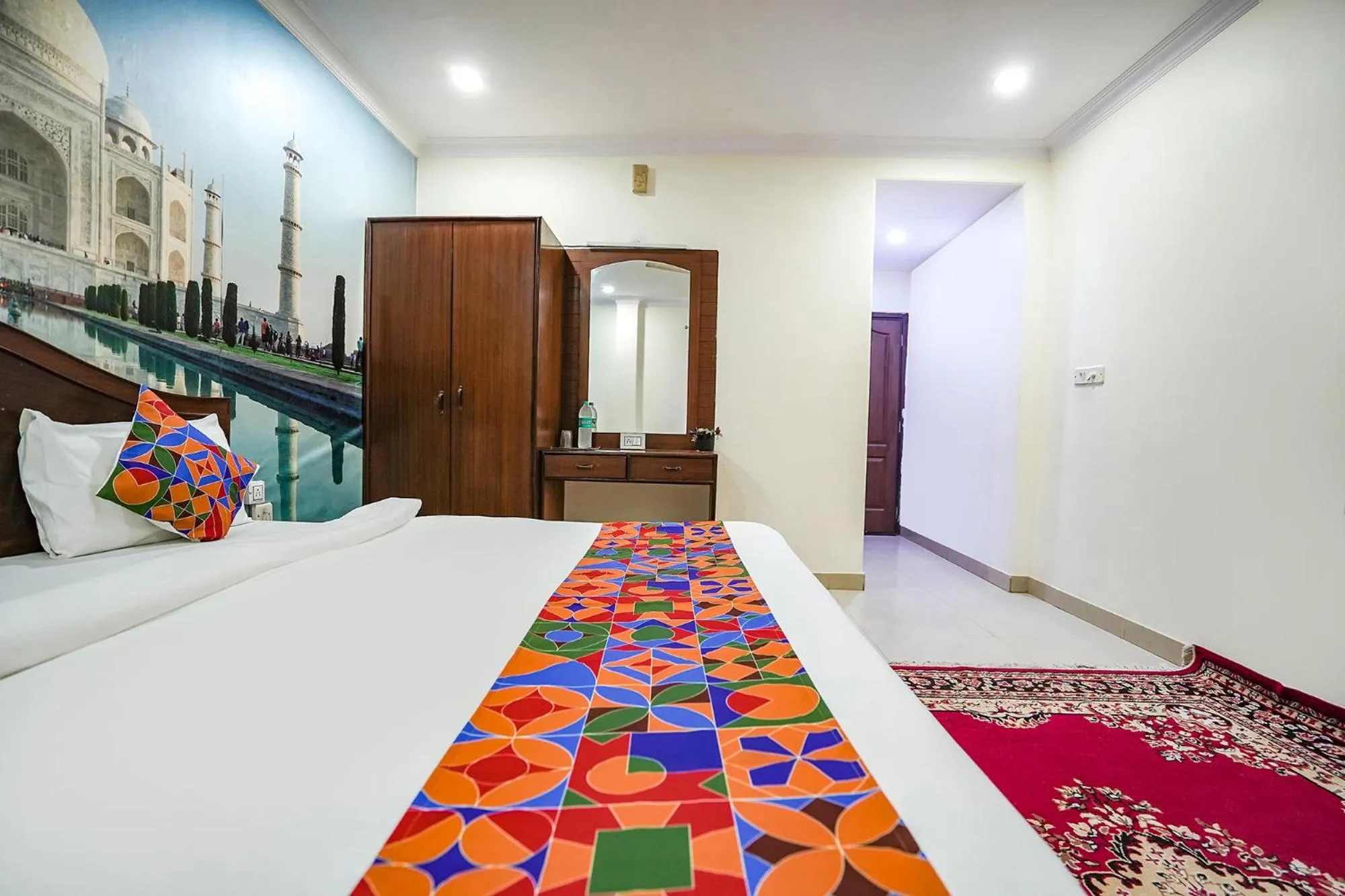 Bed in FabHotel Taj Heritage