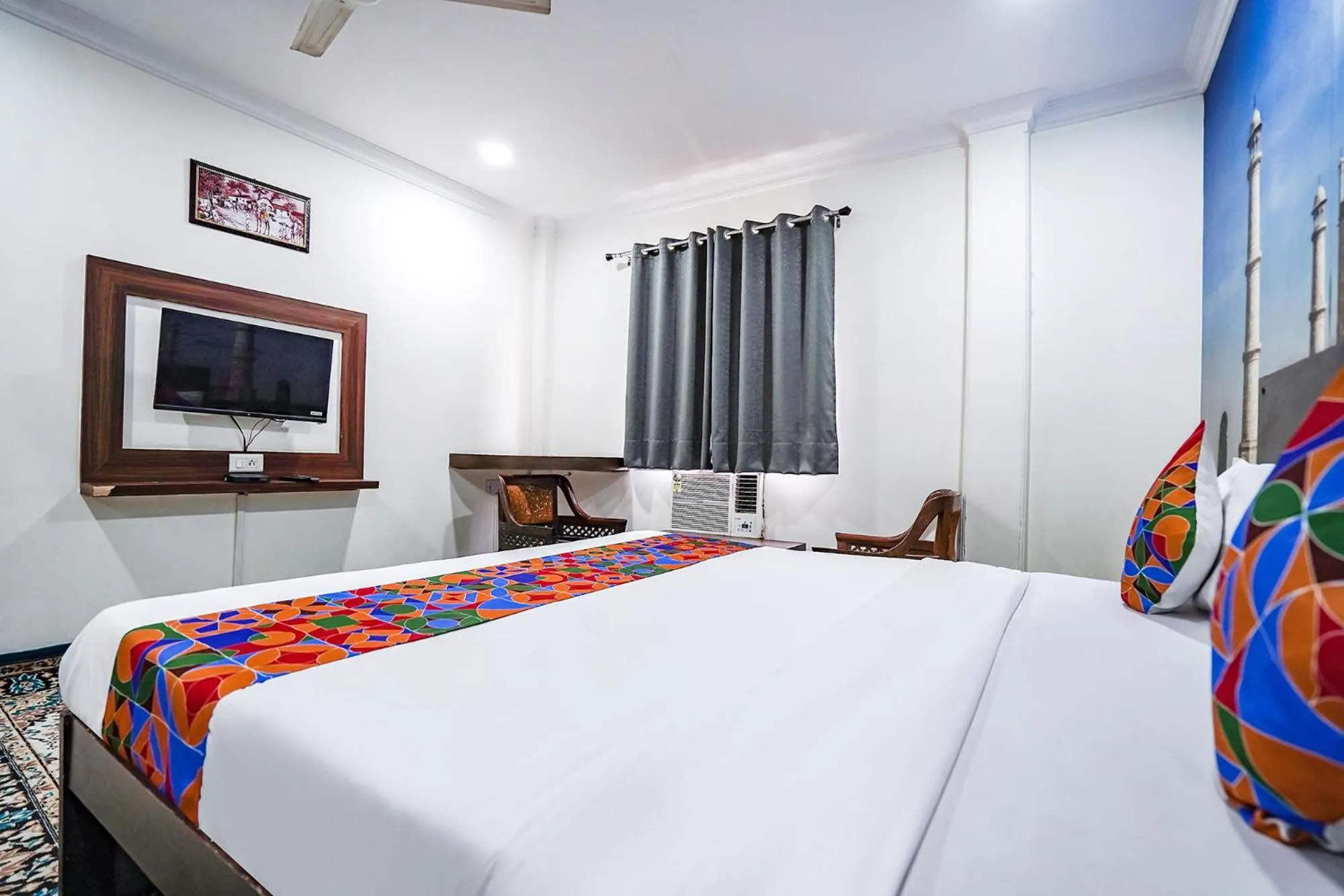 Bed in FabHotel Taj Heritage