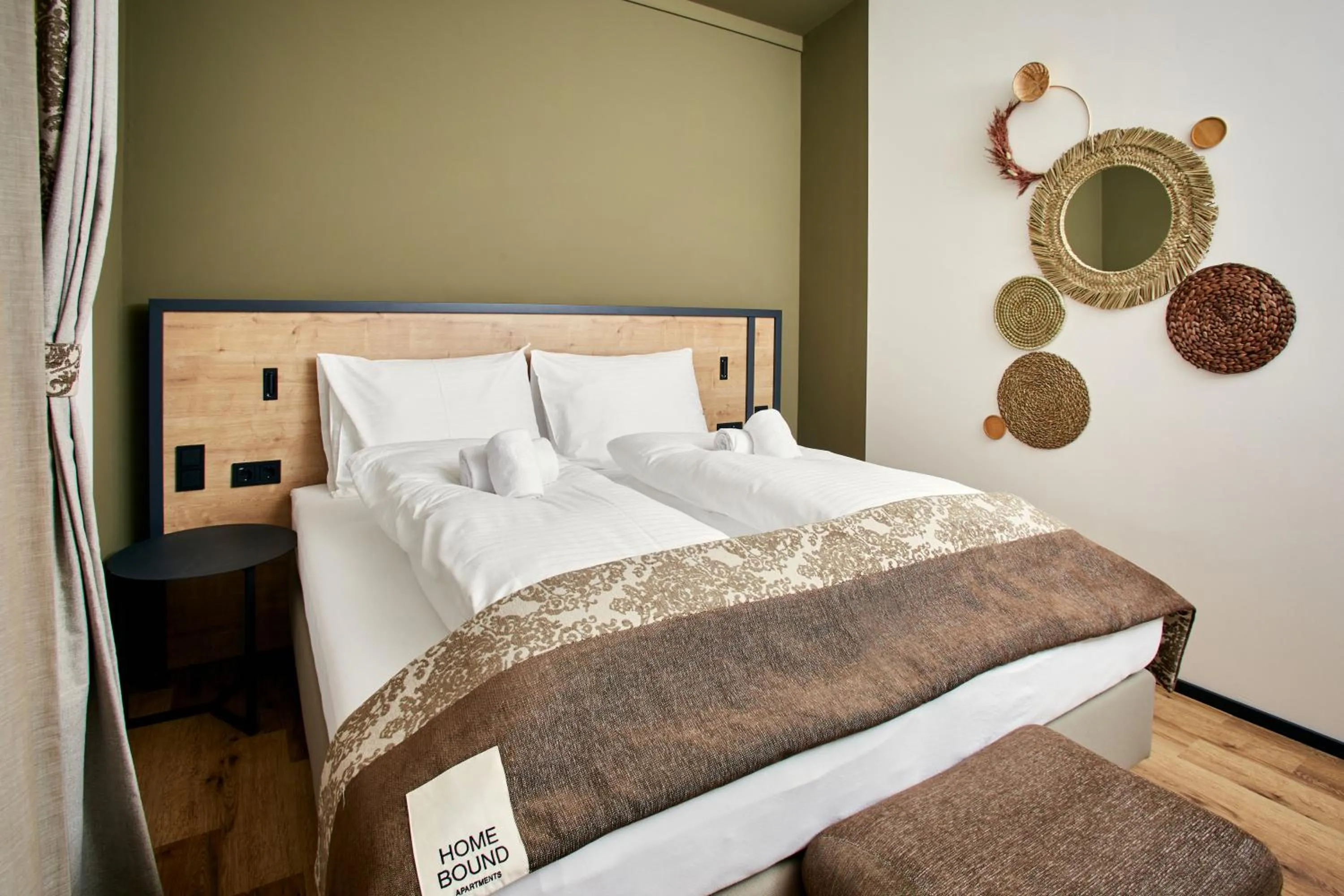 Bed in HOMEBOUND APARTMENTS Bad Goisern - contactless check-in