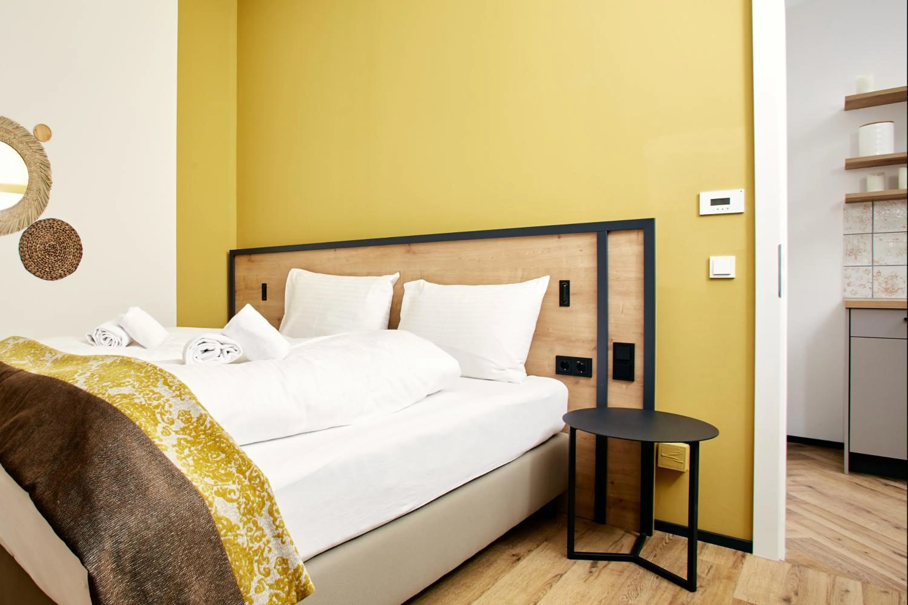 Bed in HOMEBOUND APARTMENTS Bad Goisern - contactless check-in