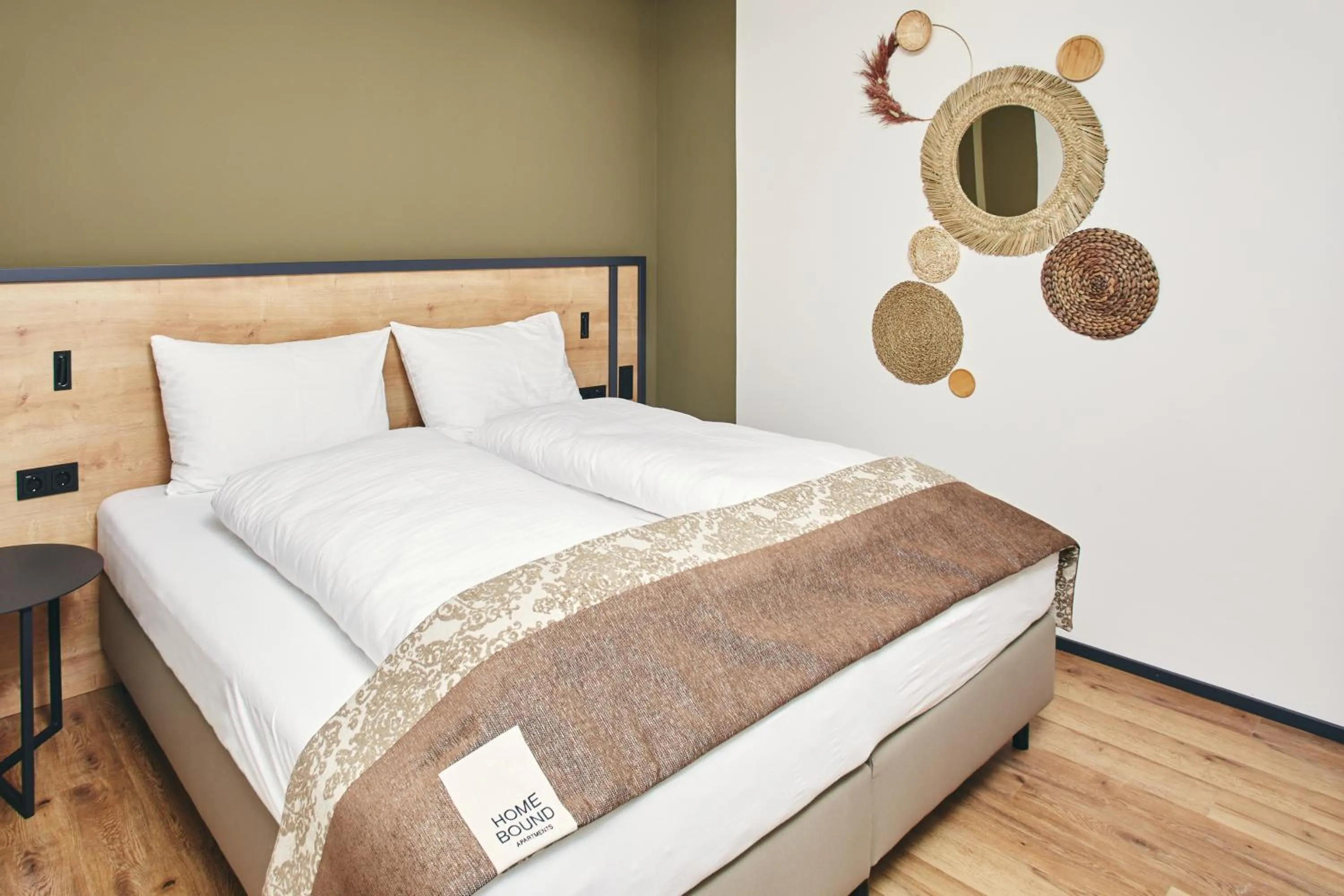 Bed in HOMEBOUND APARTMENTS Bad Goisern - contactless check-in