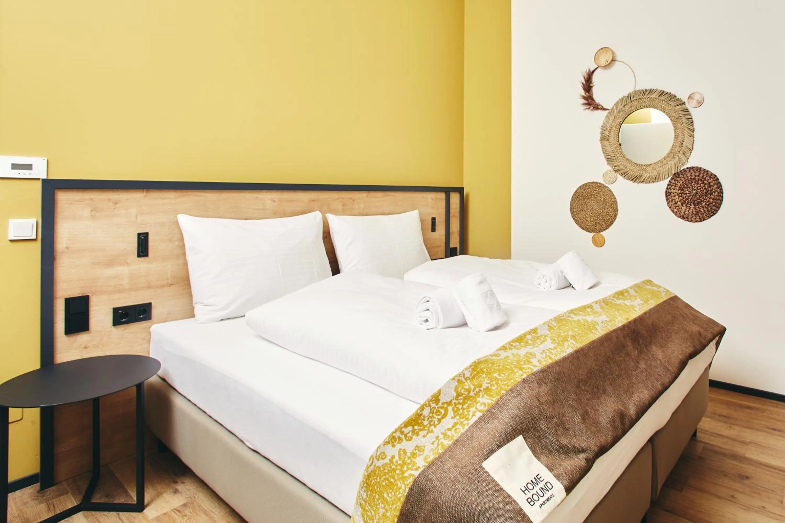 Bed in HOMEBOUND APARTMENTS Bad Goisern - contactless check-in