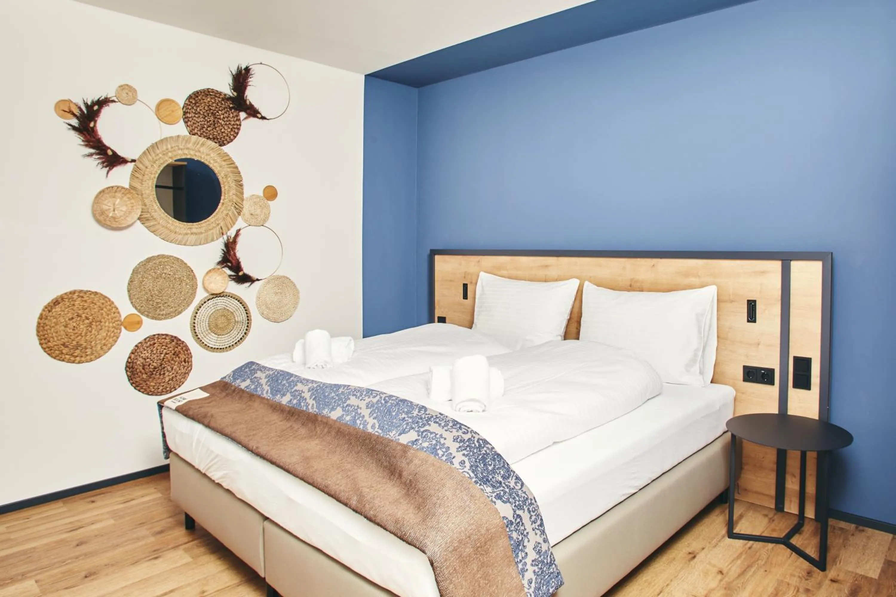 Bedroom, Bed in HOMEBOUND APARTMENTS Bad Goisern - contactless check-in